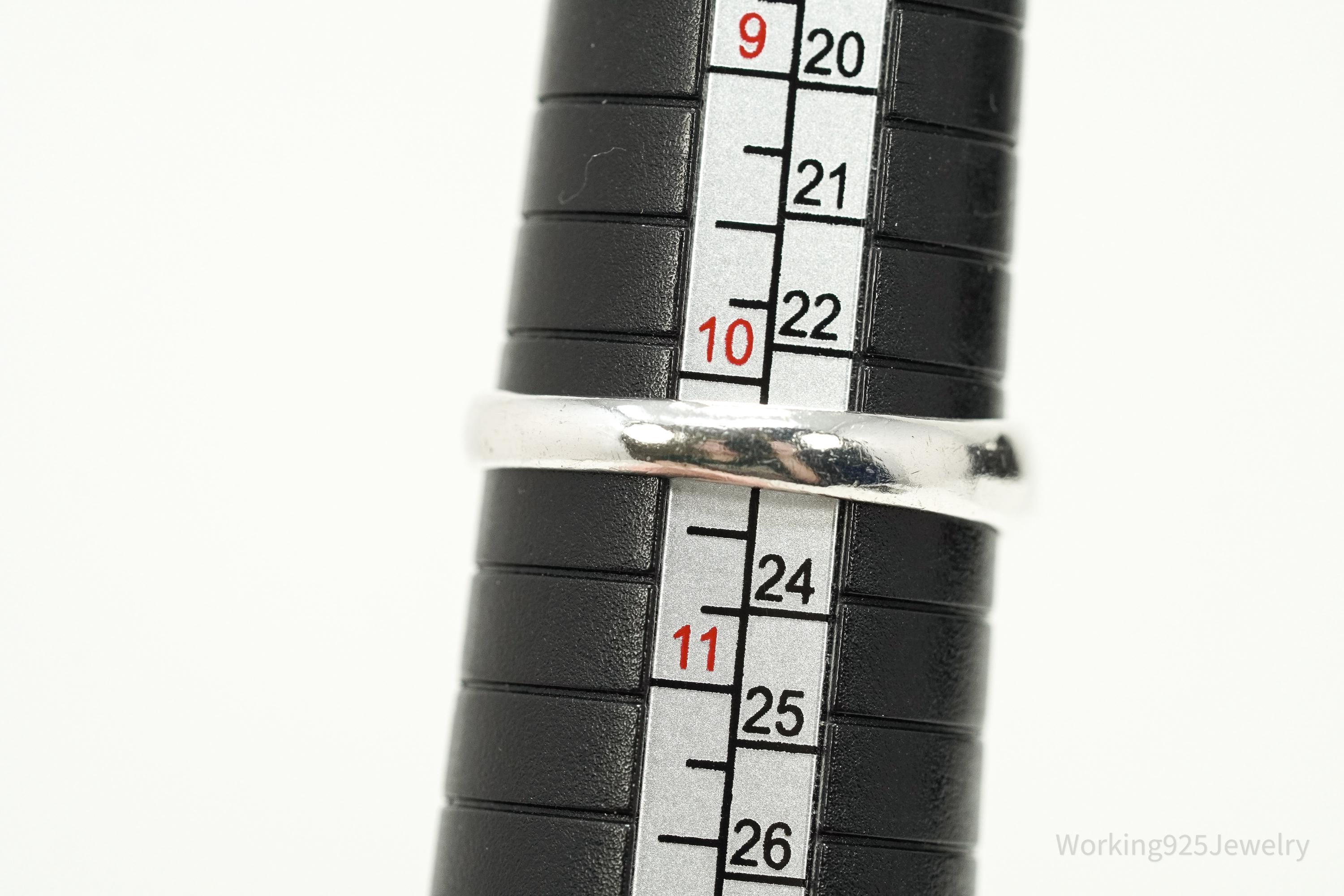 Vintage Dragon Head Sterling Silver Ring - Size 10.25