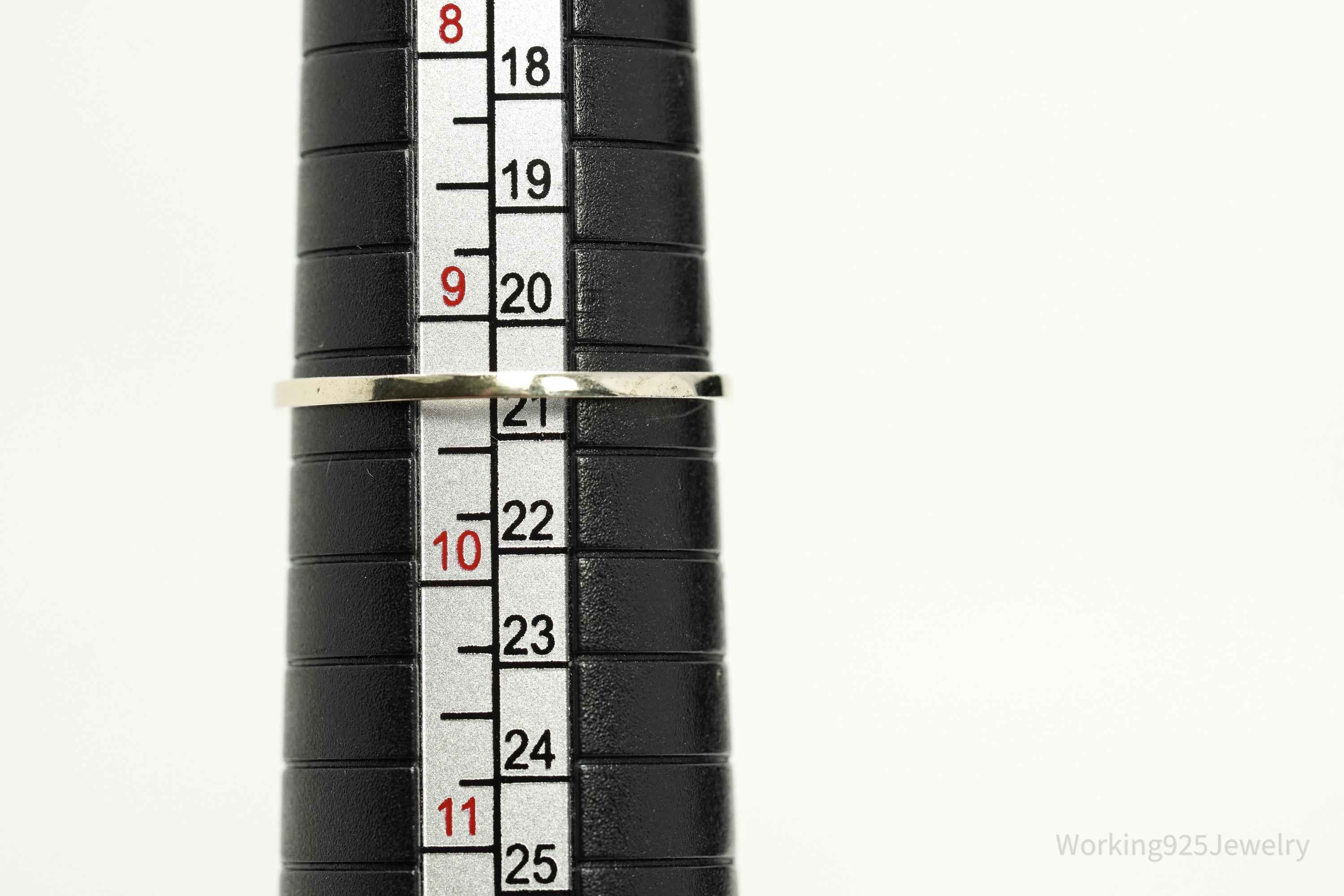 Vintage "Evan" Gold Vermeil Sterling Silver Name Ring - Size 9.25