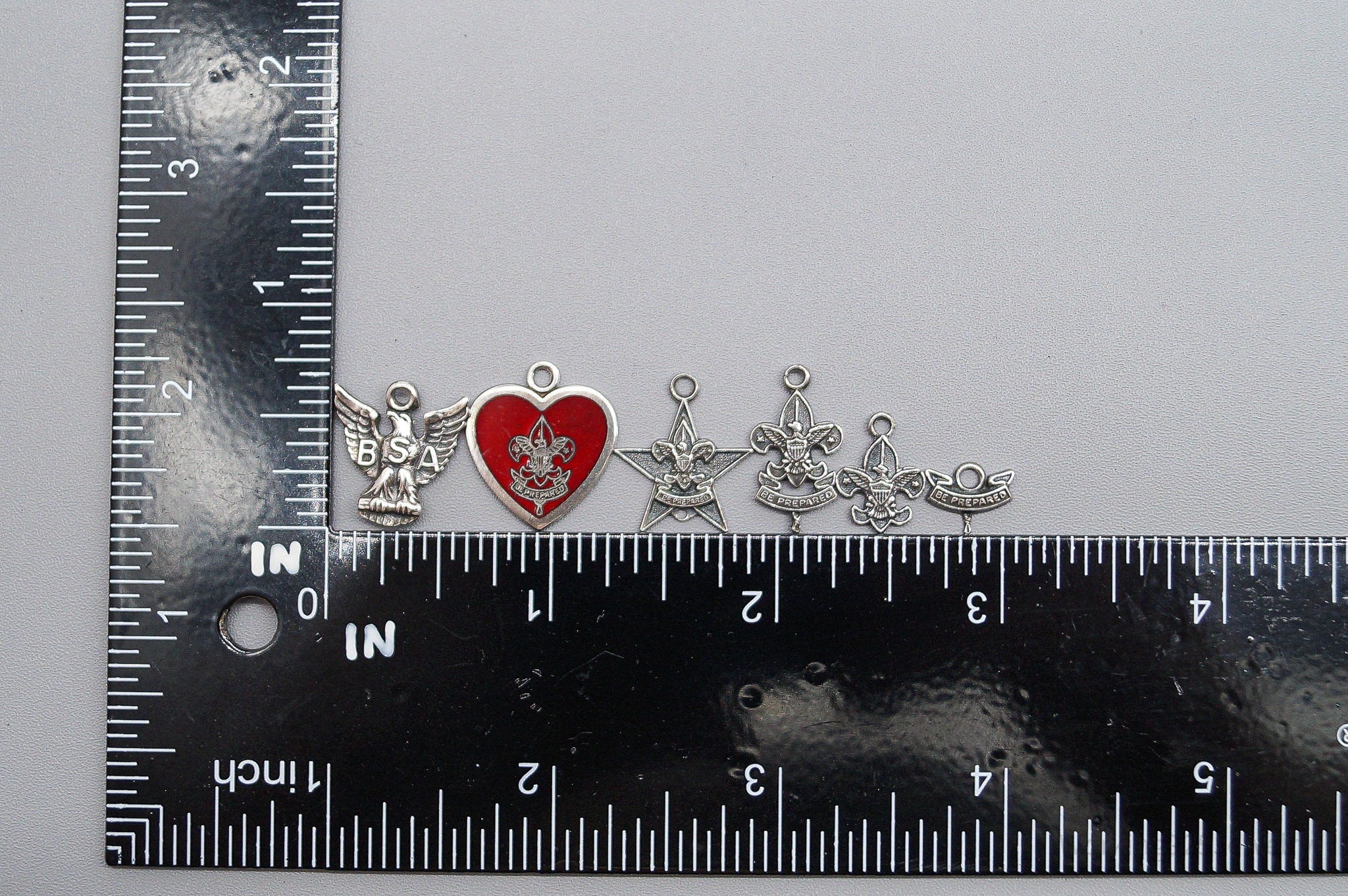 Vintage Scouts Sterling Silver Charms Lot