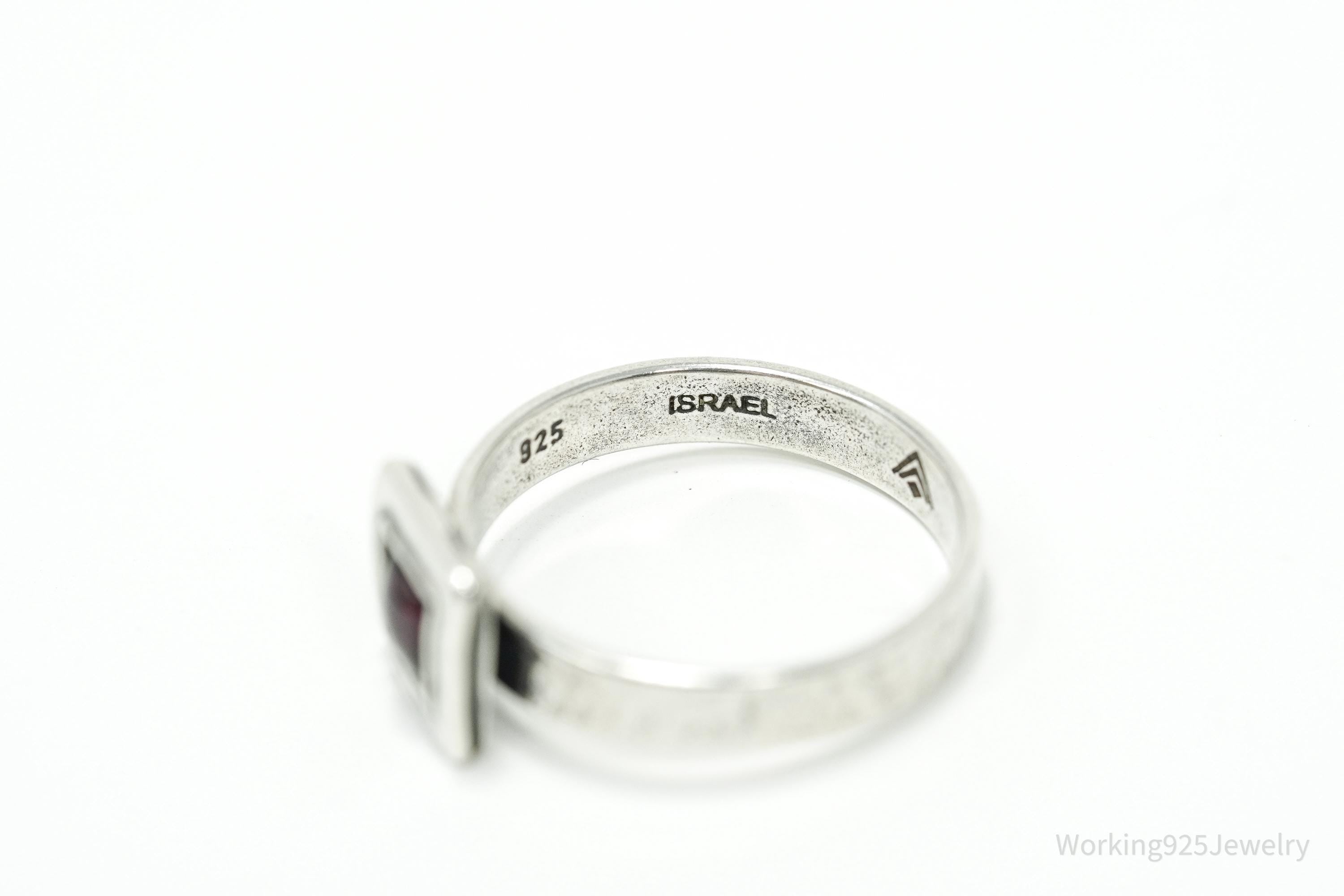 Vintage Silpada Rhodolite Garnet Sterling Silver Ring - Size 7.25