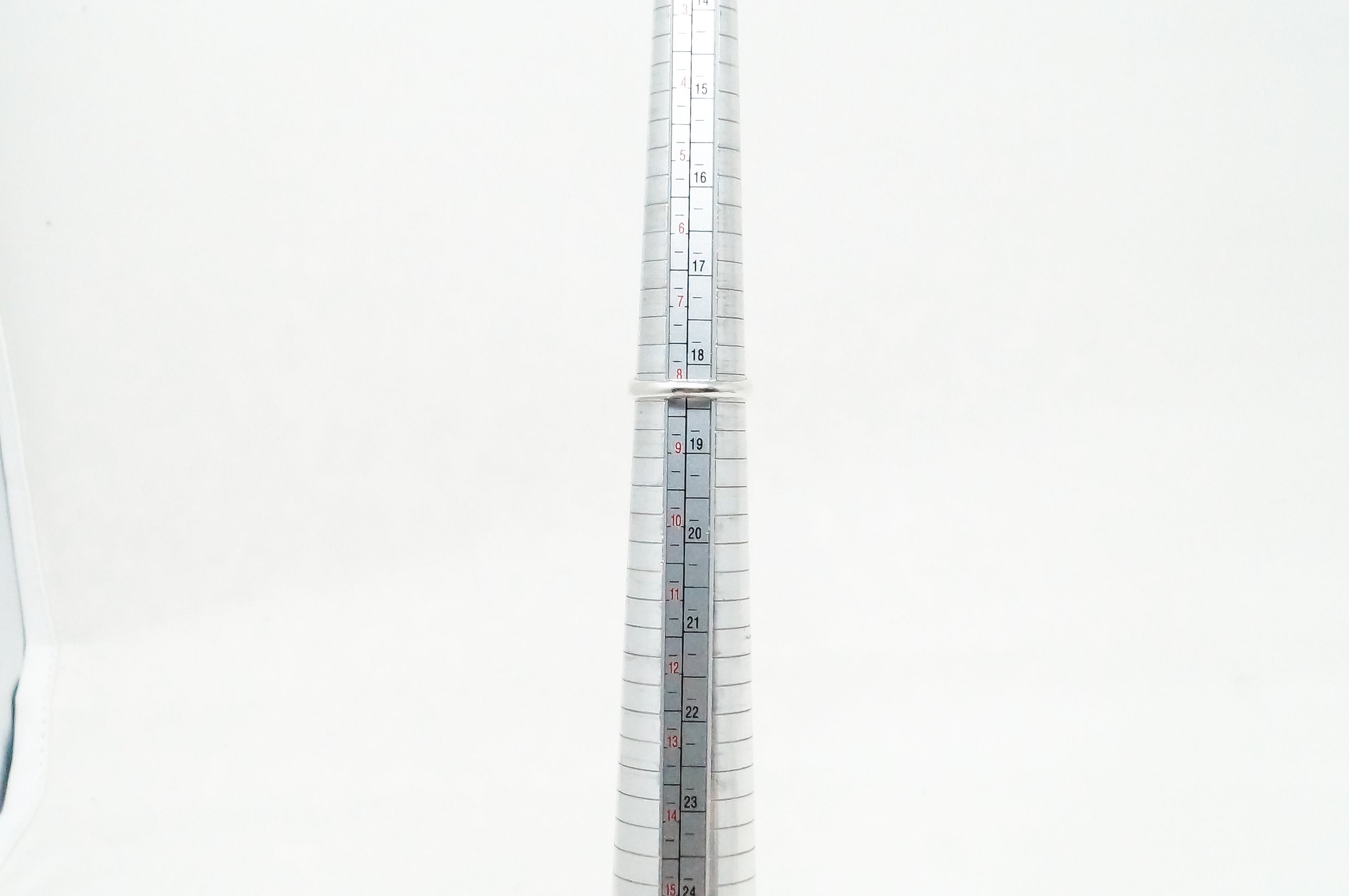 Vintage Large Peach Mother Of Pearl Sterling Silver Ring - Sz 8.25 -784542964