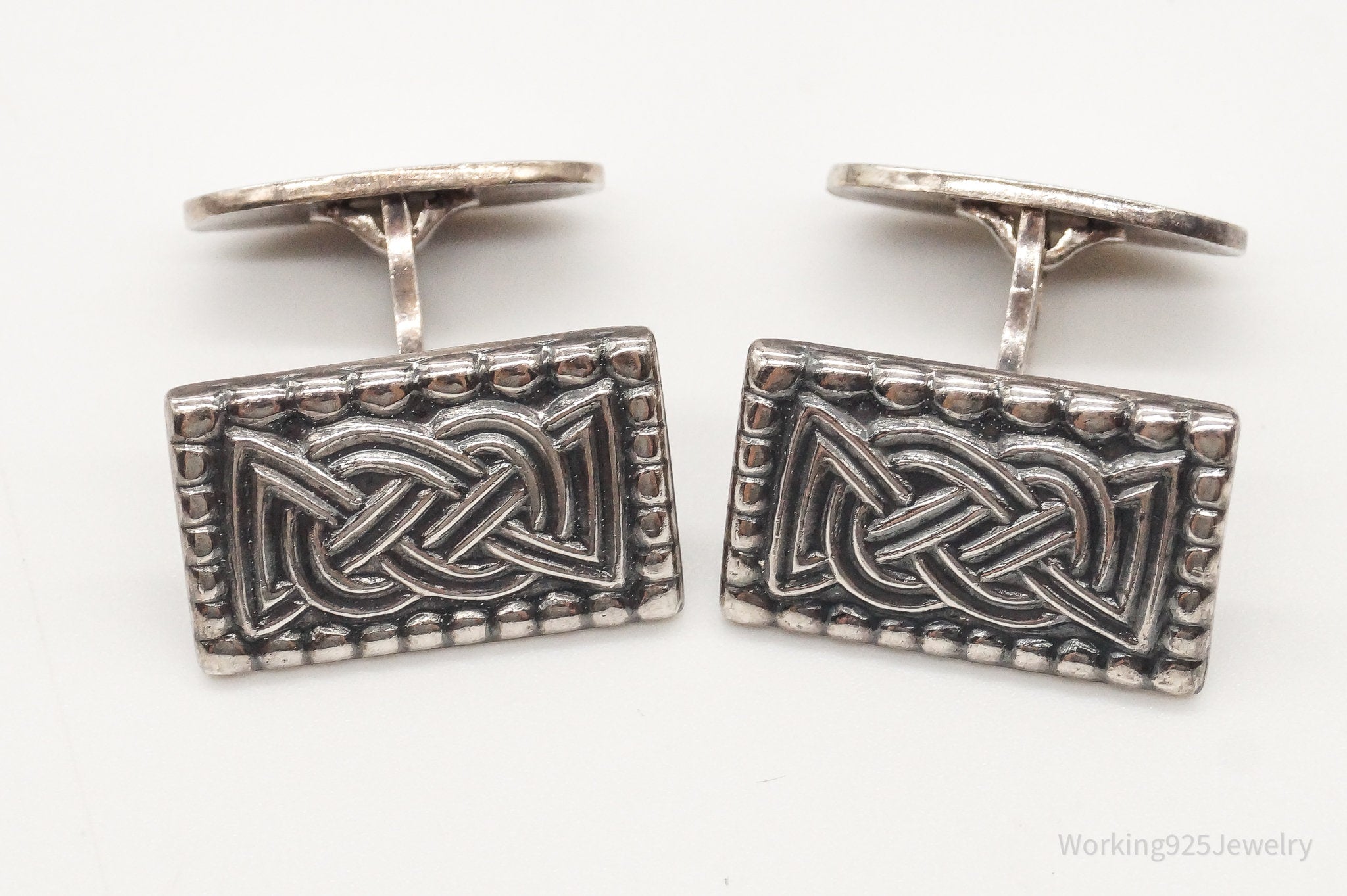 VTG Norway David Andersen Noruega Osebergfunnet Sterling Silver Cufflinks