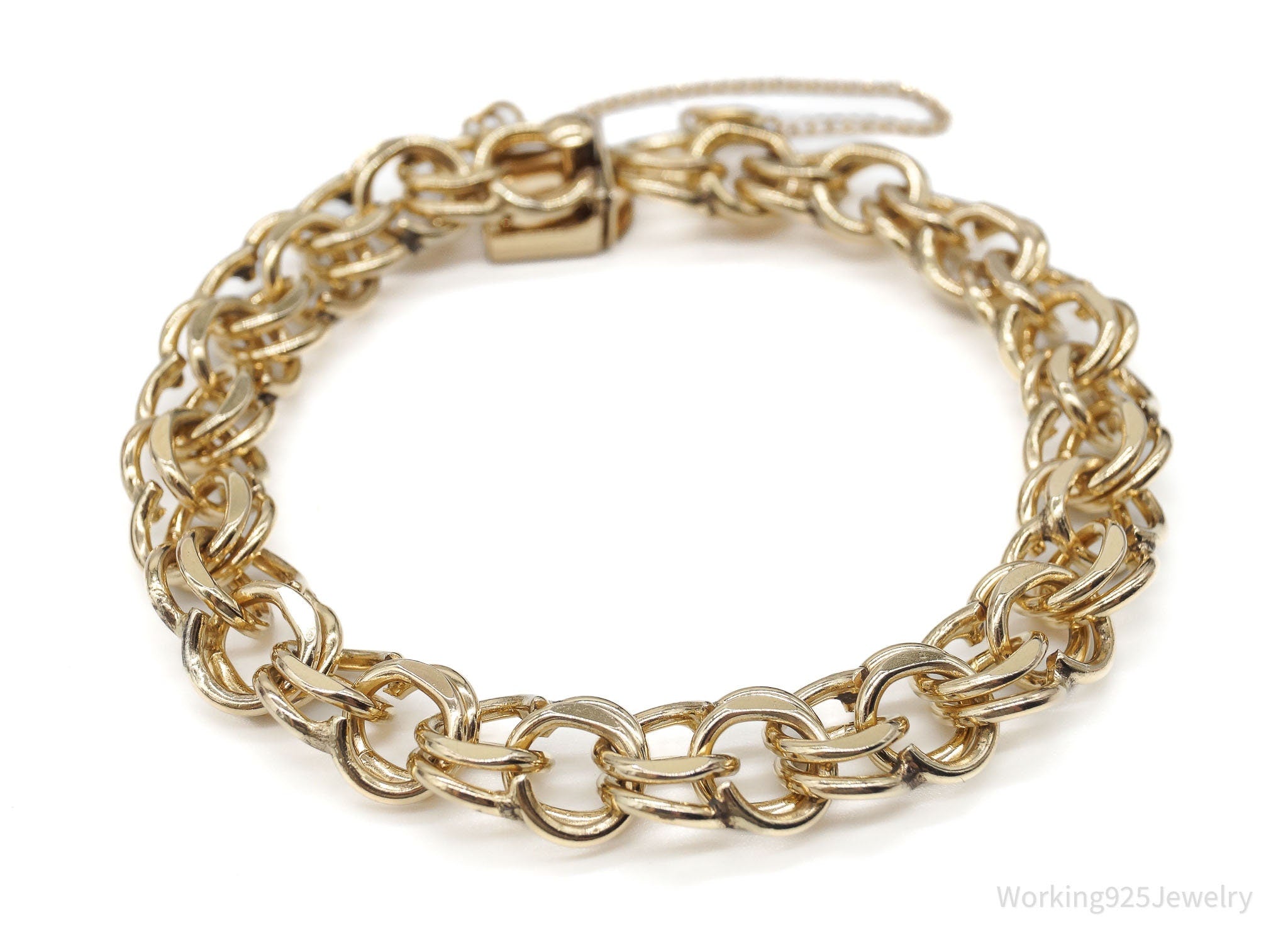 Vintage 1950s 1/20 12K Gold Filled Chain Bracelet