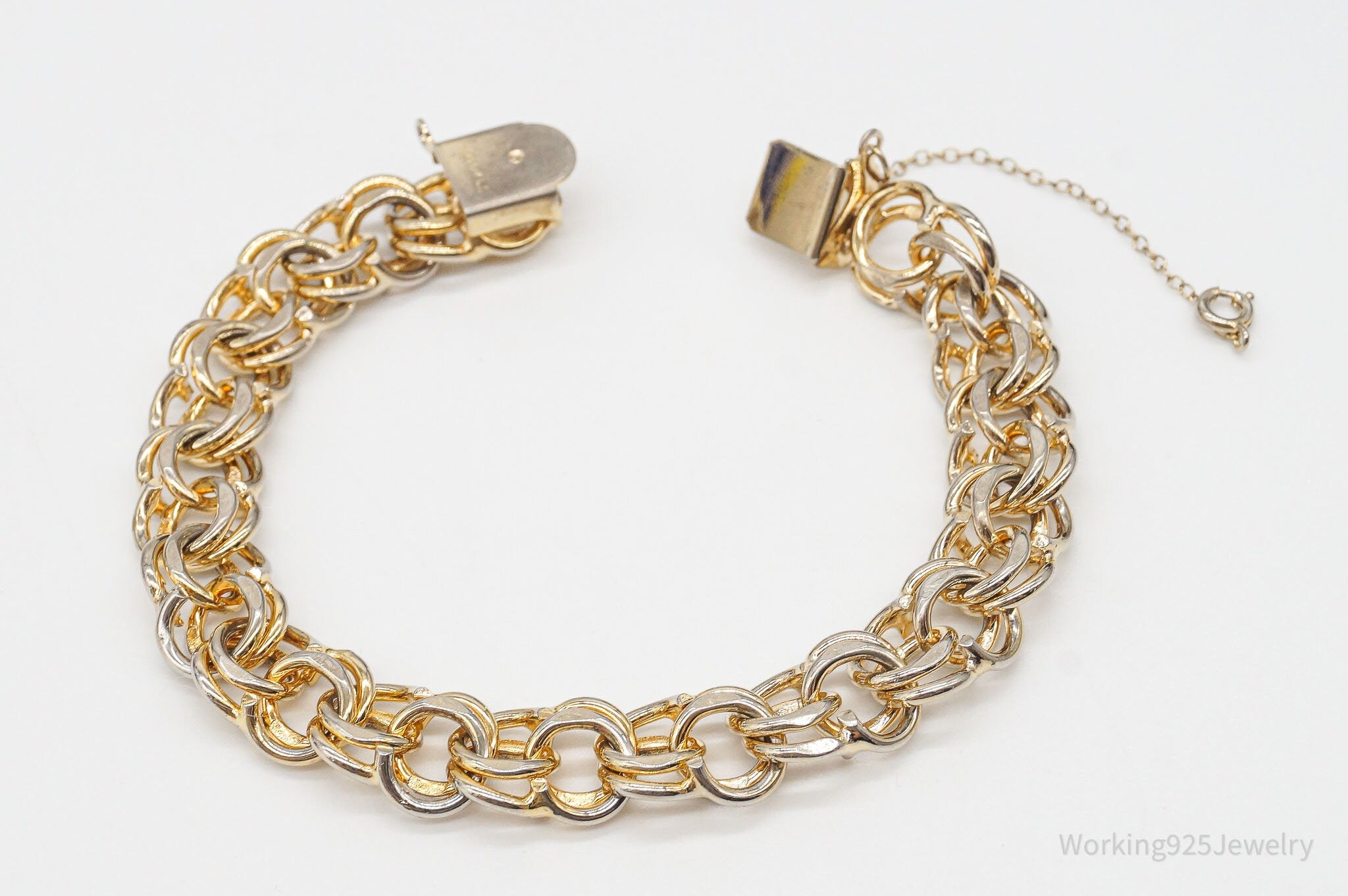 Vintage 1/20 12K Gold Filled Charm Bracelet