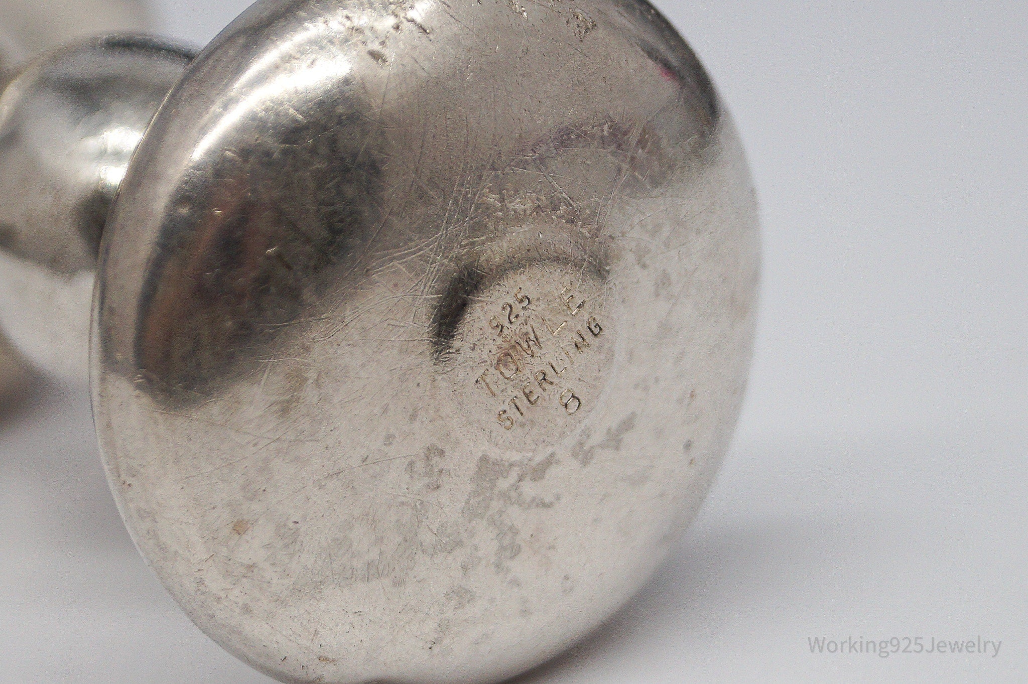 Antique Designer Towle Large Sterling Silver Baby Rattle