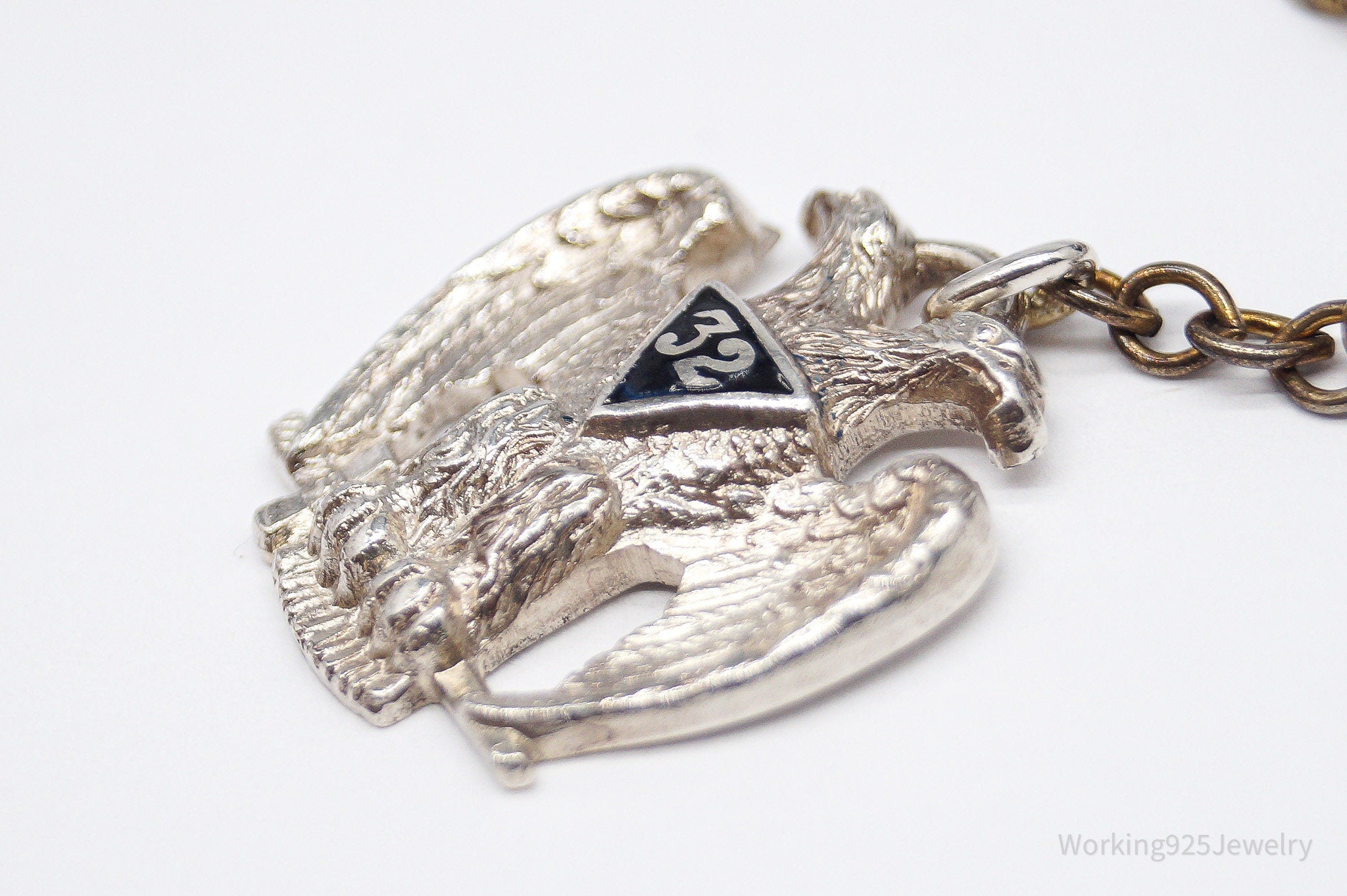 ATQ VTG Scottish Rite 32nd Degree Seattle Masons Sterling Silver Tie Tac