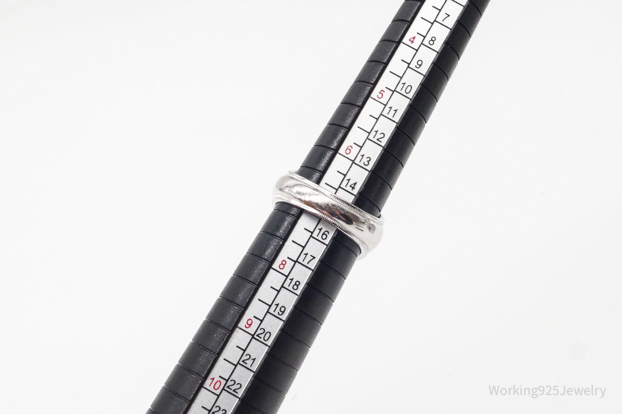 Vintage Designer Tacori IV Cubic Zirconia Sterling Silver Ring - Size 7