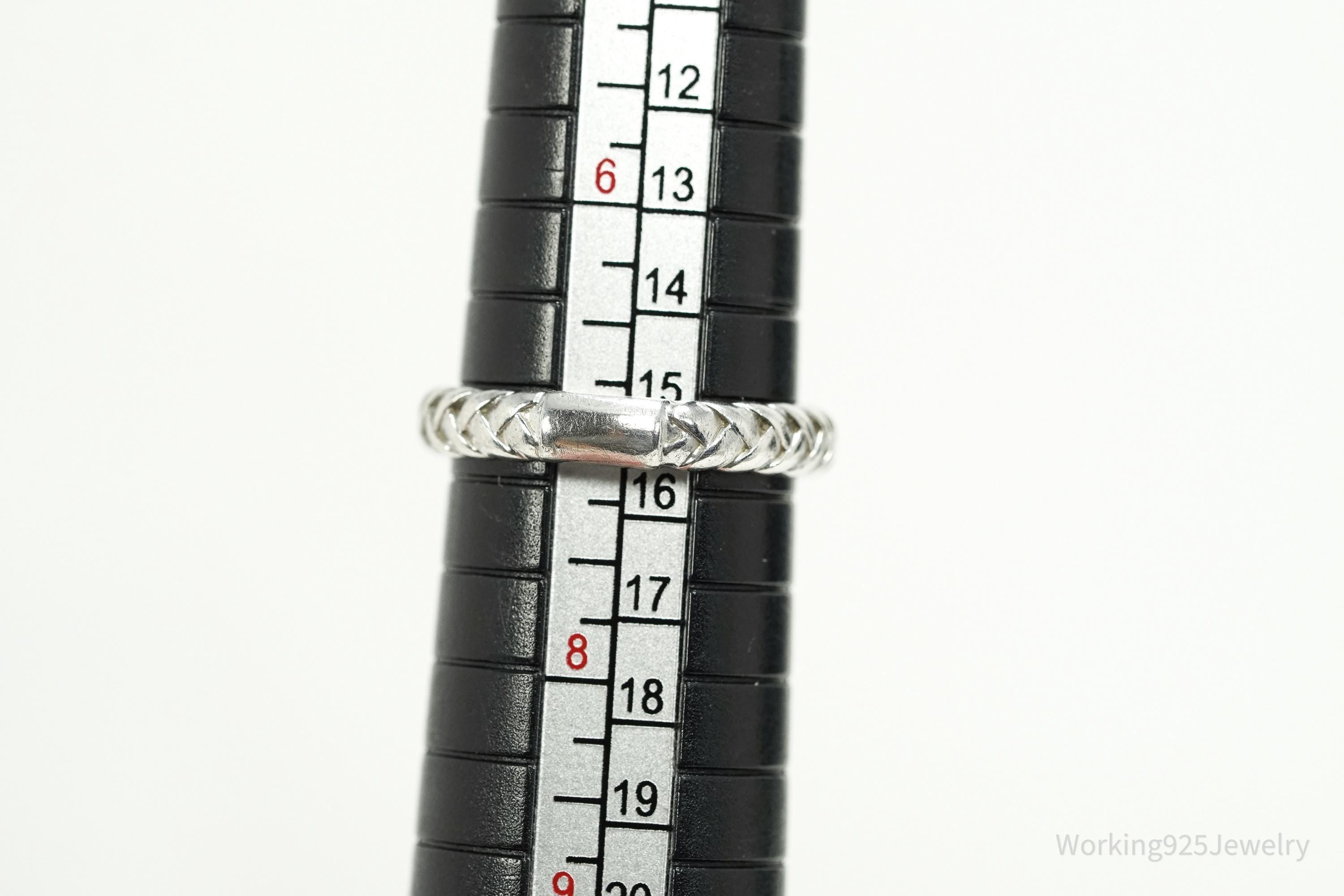 Vintage Alwand Vahan Amethyst 14K Gold & Sterling Silver Ring - Size 7