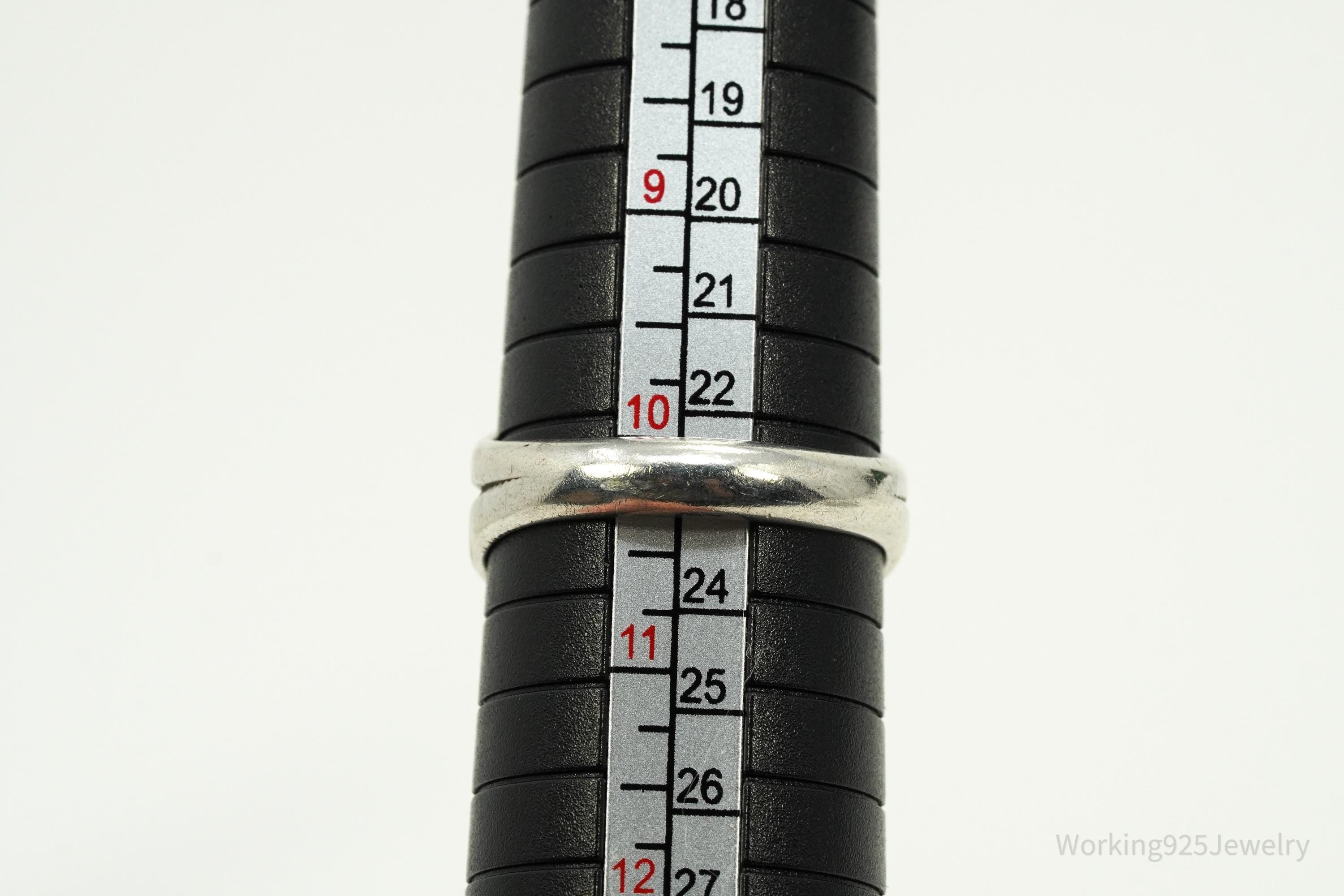 Vintage 1935 Mercury Dime Coin Silver Ring - Size 10.25