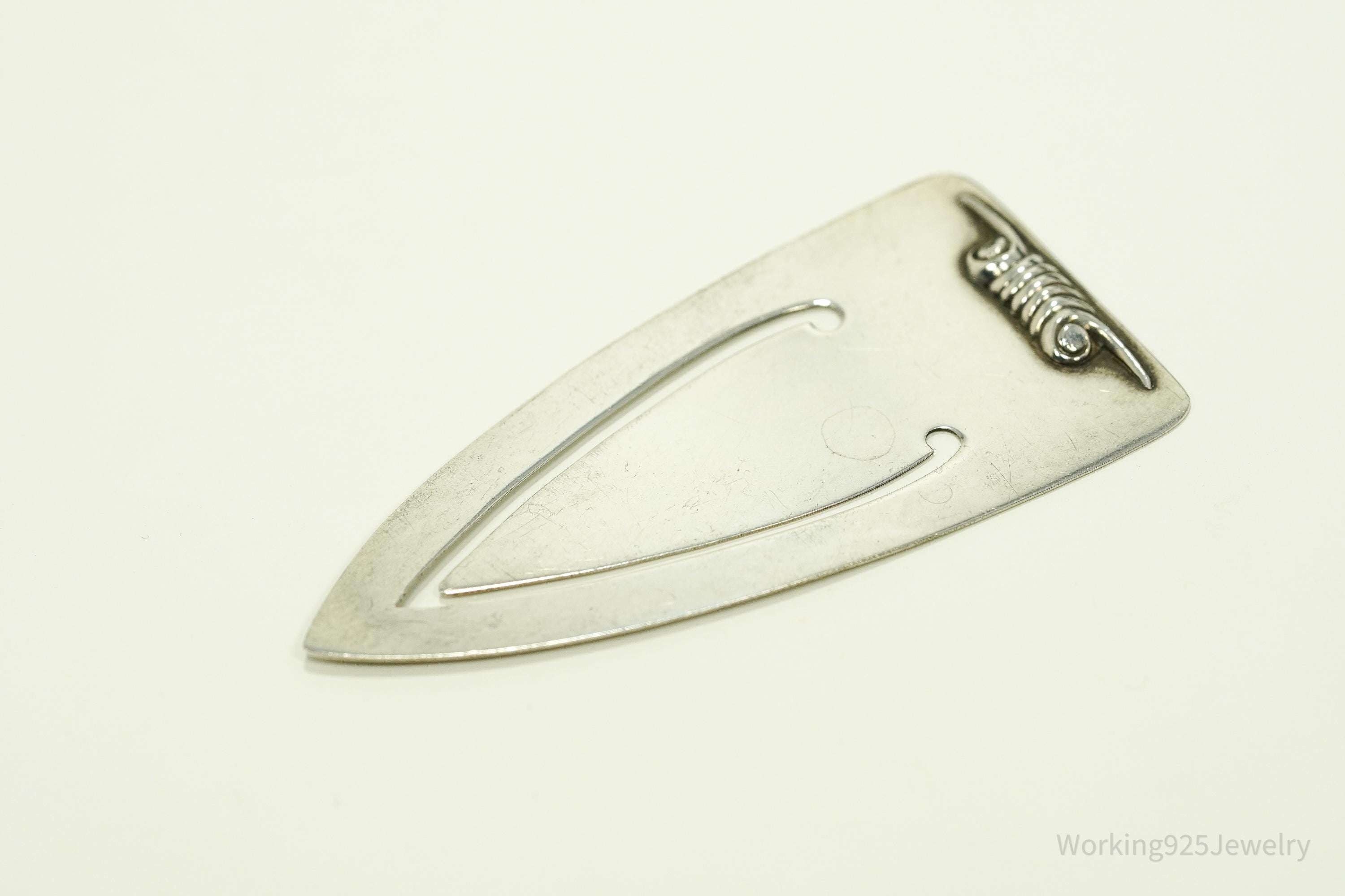 Antique R. Blackinton & Co Sterling Silver Bookmark Clip