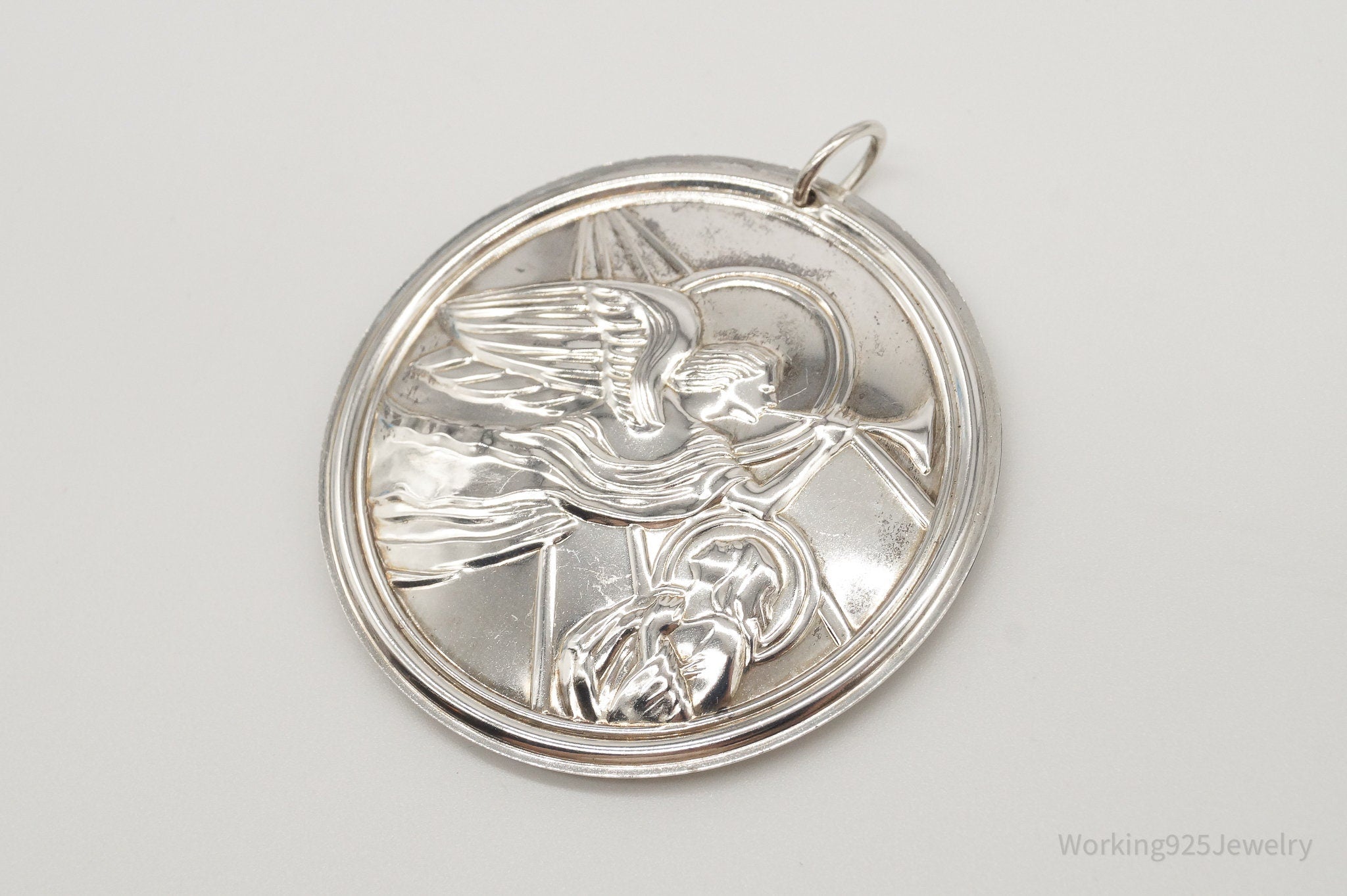 Vintage TOWLE 1988 "The Angel Appeared" Ornament Sterling Silver Pendant