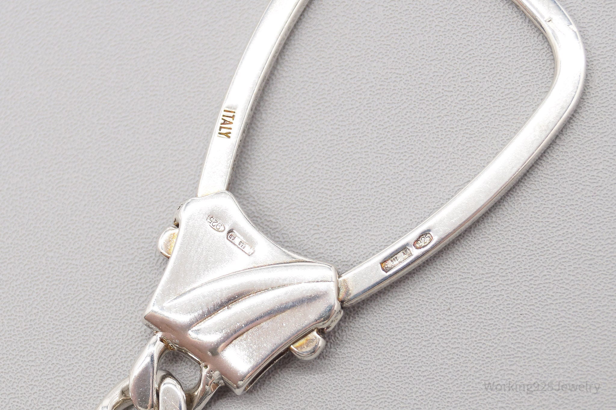 Vintage 1929 Walking Liberty Half Dollar Coin Sterling Silver Keychain