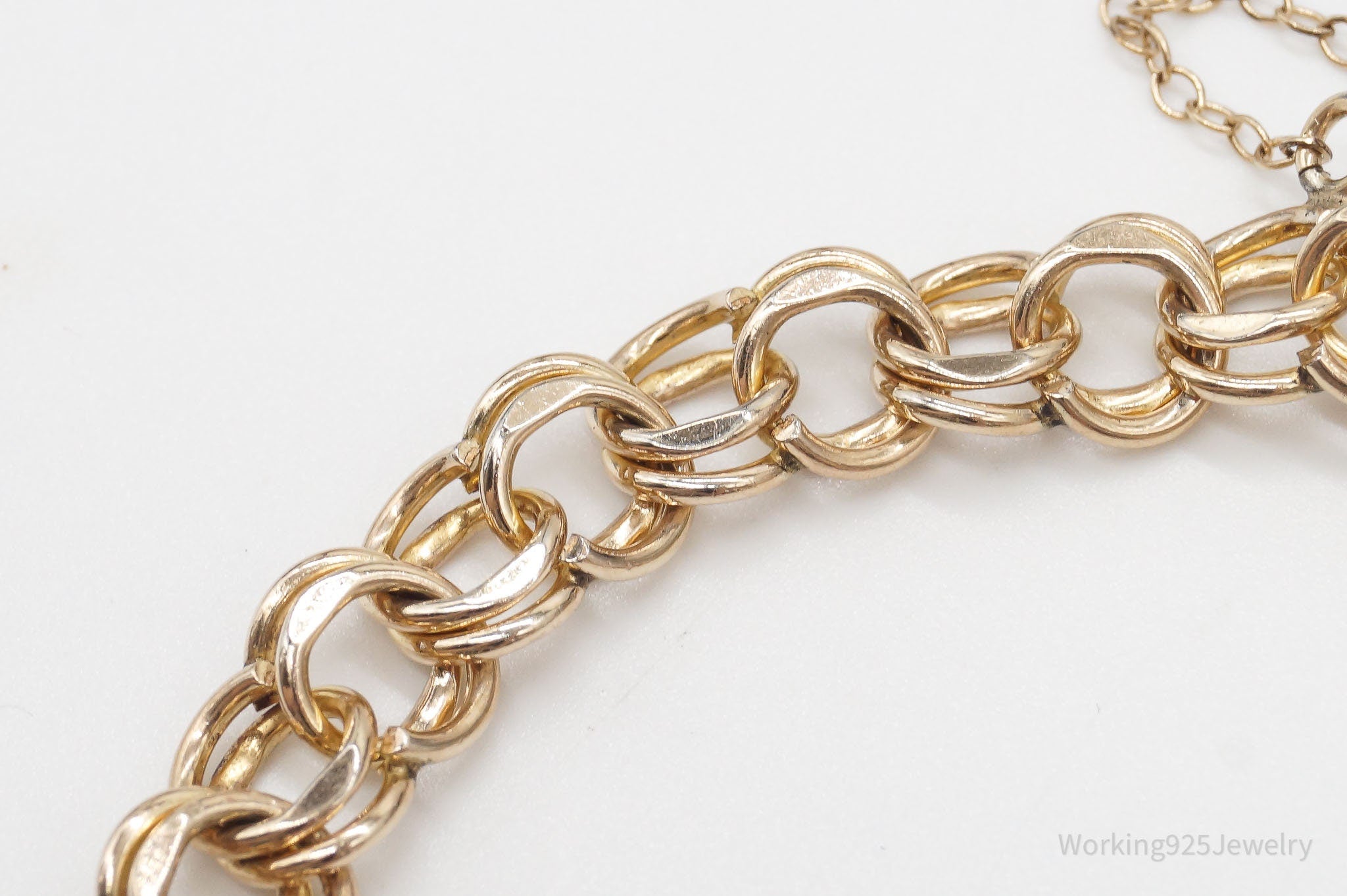 Vintage Designer Elco 1/20 12K Gold Filled Chain Bracelet