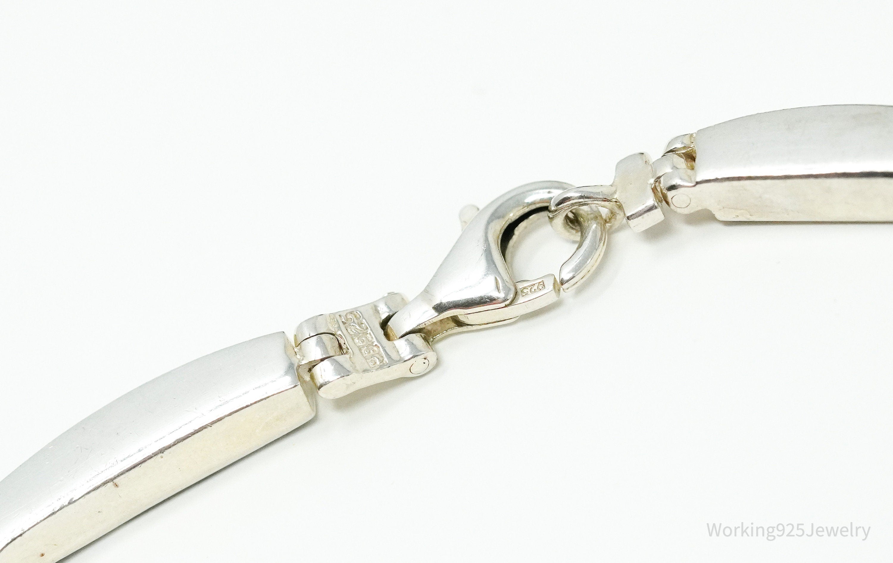 Vintage Peyote Bird Black Onyx Inlay Sterling Silver Necklace 16"