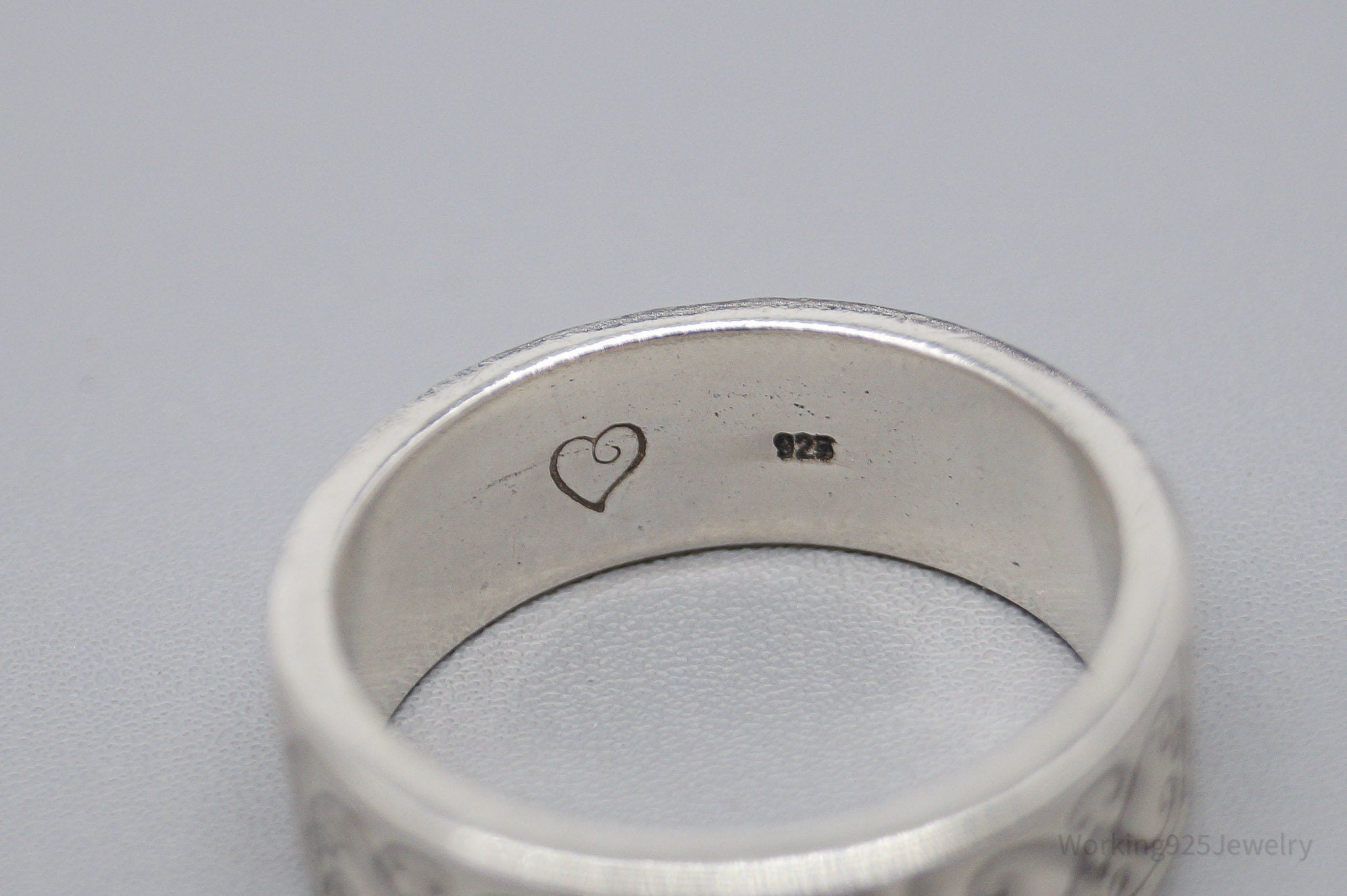 Vintage Designer Brighton Scrolls Sterling Silver Ring - Size 9