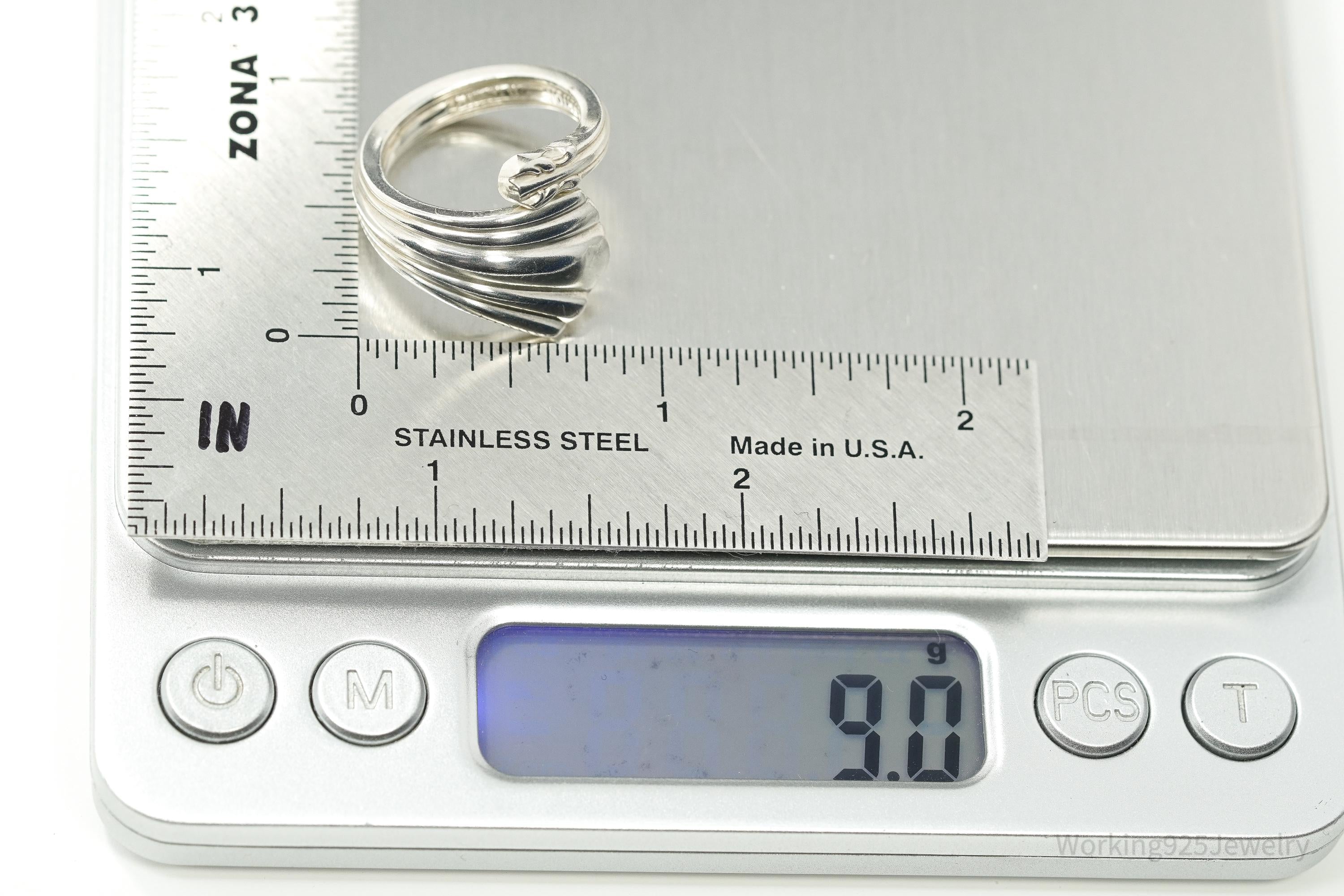 Antique Reed & Barton Sterling Silver Spoon Ring Size 7