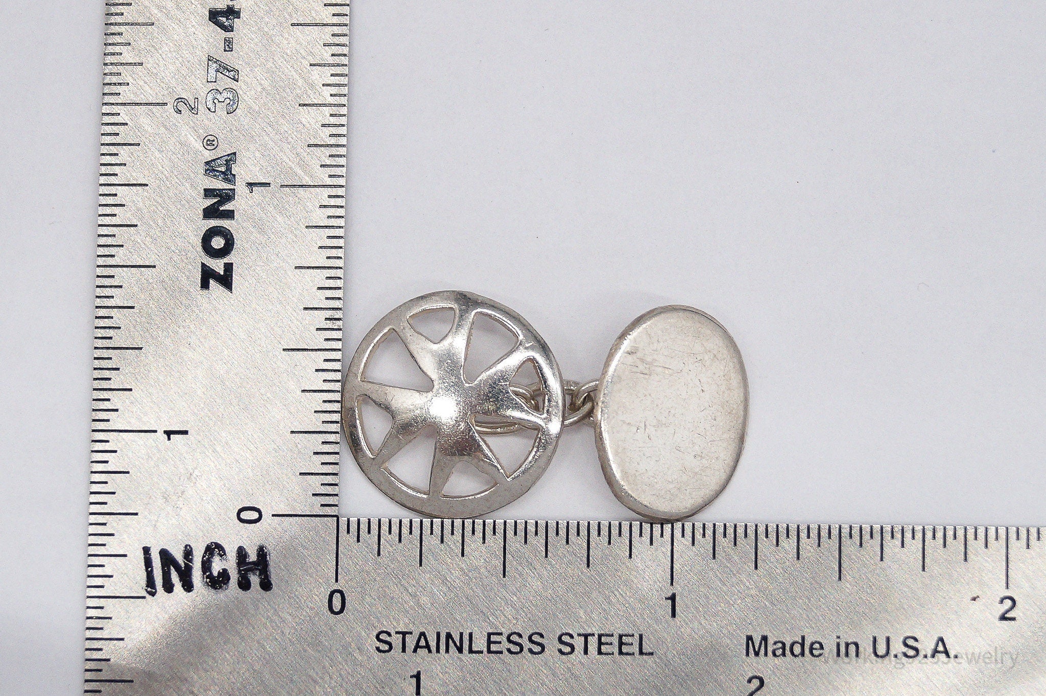 Antique Maltese Cross 917 Silver Cufflinks