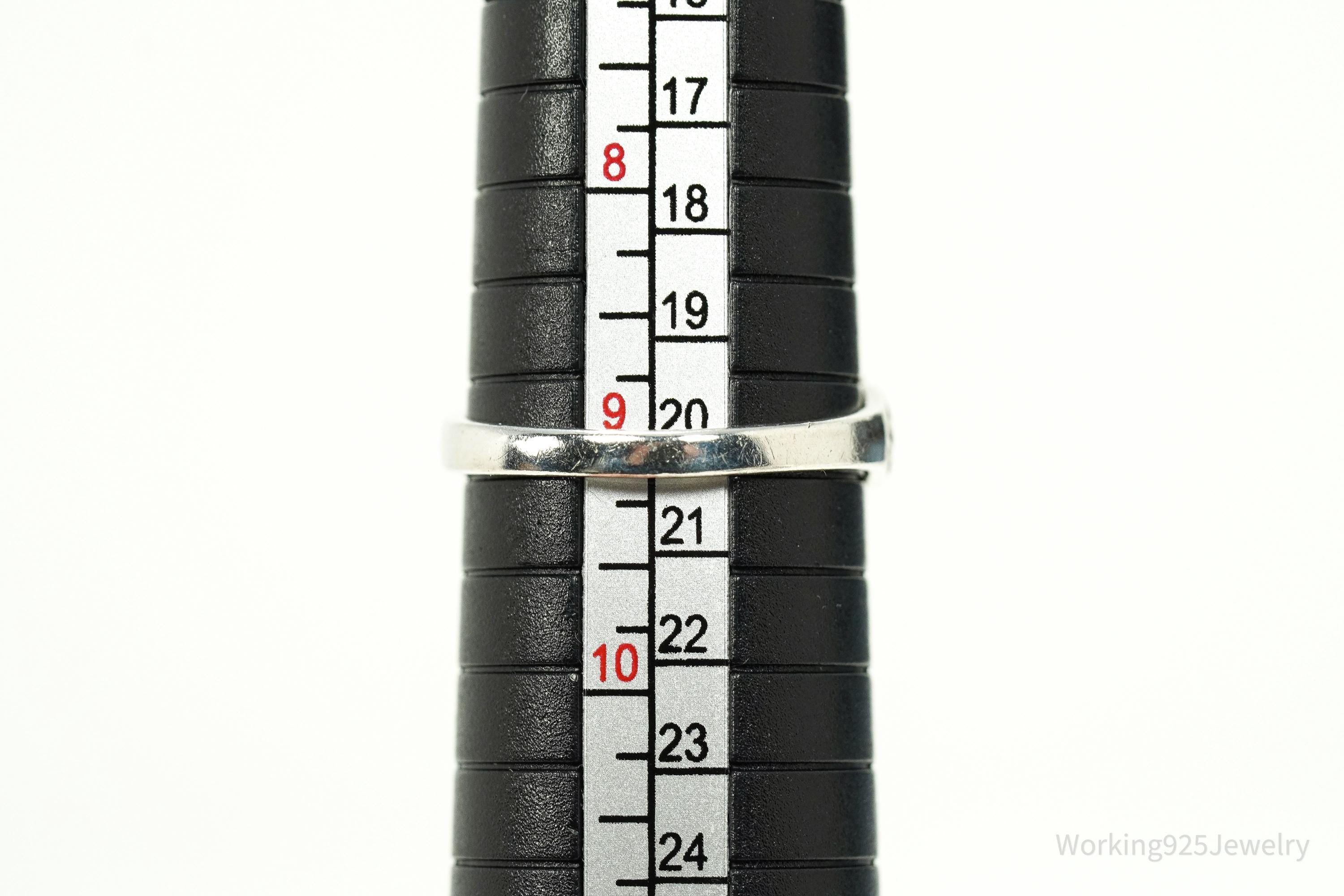 Vintage Designer Kabana Lapis Lazuli Sterling Silver Ring - Size 9