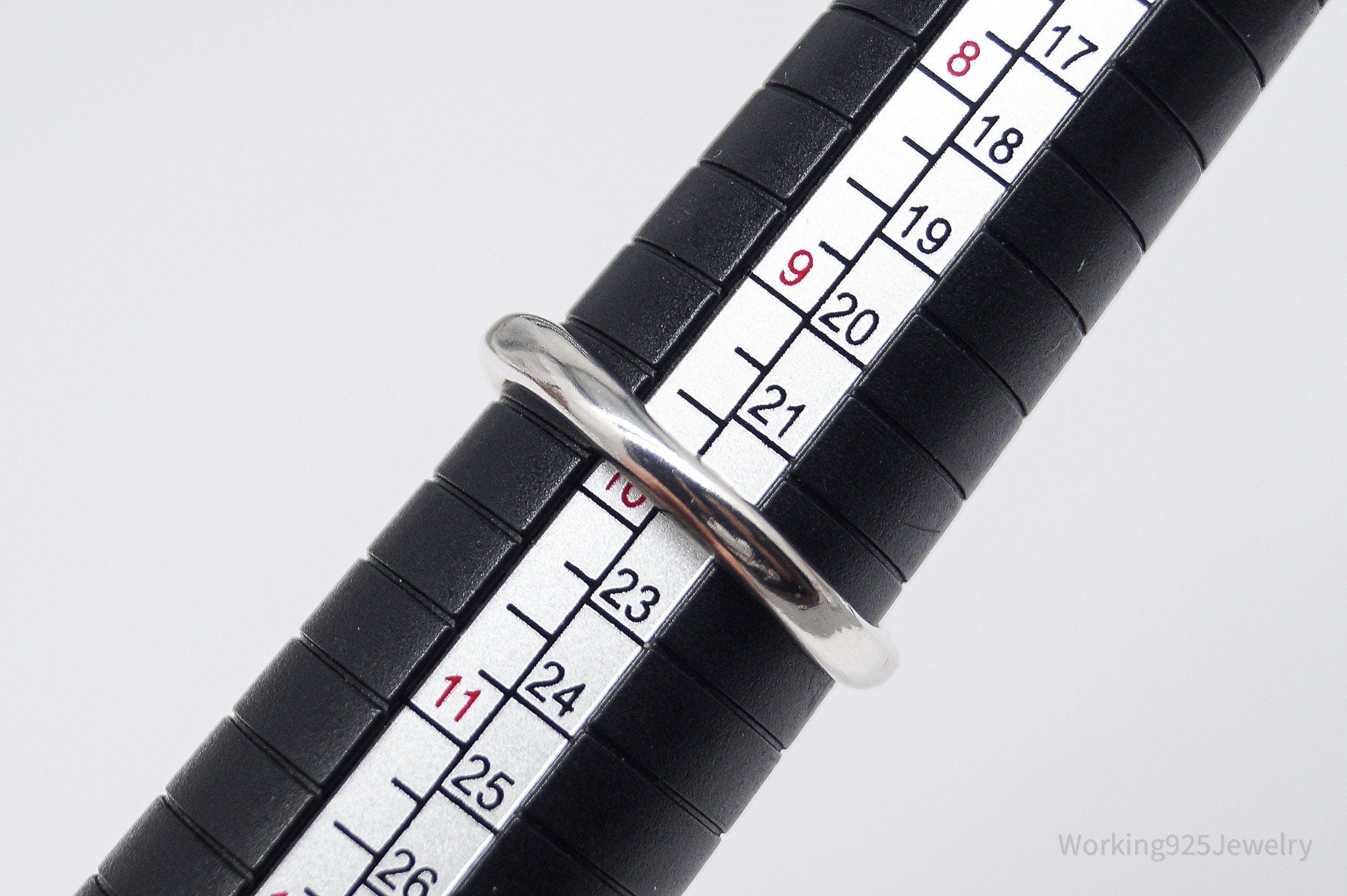 Vintage Wrapped Snake Turquoise Sterling Silver Ring - Size 9.75