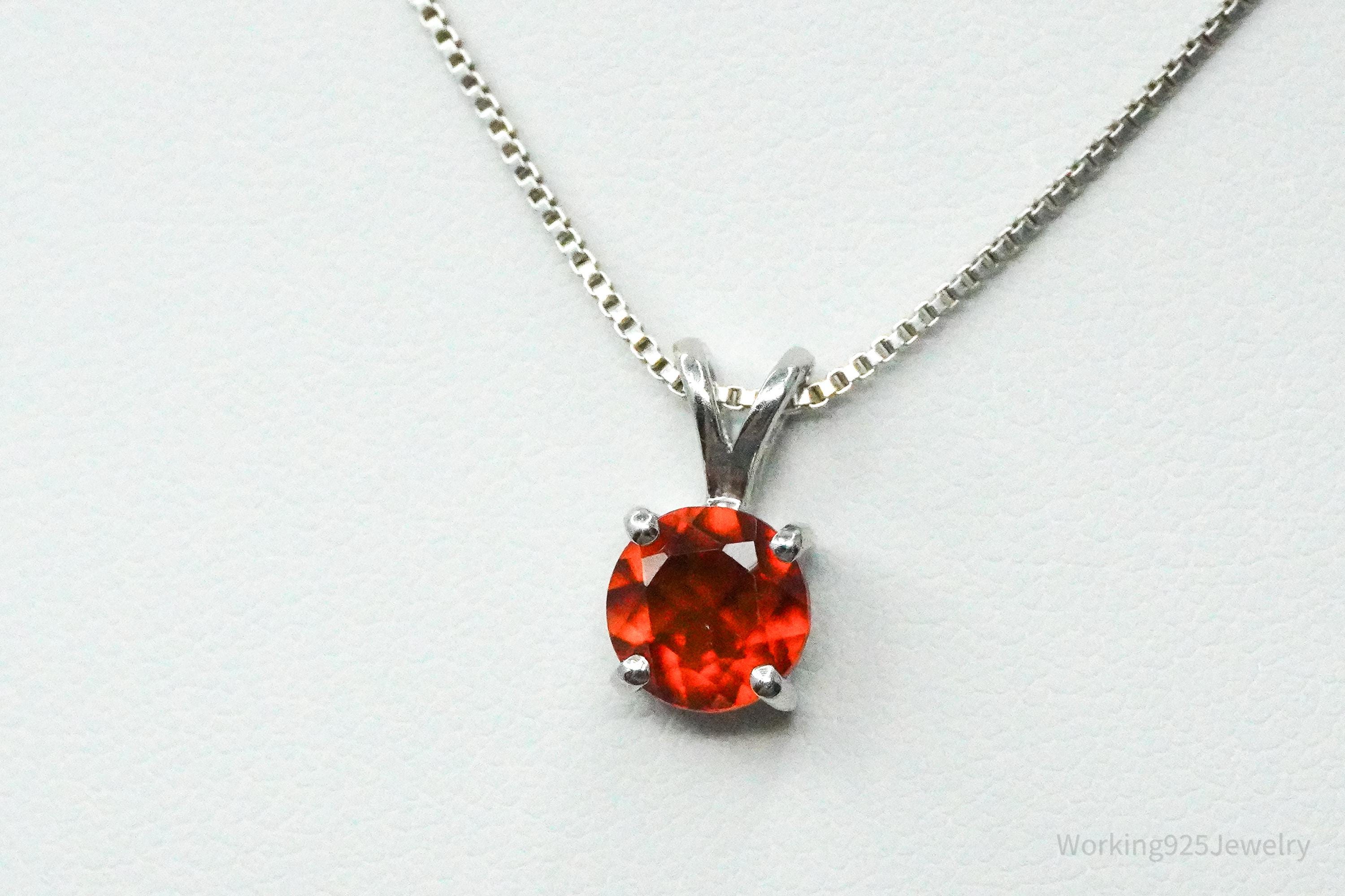 JTV's TGGC Madeira Citrine Sterling Silver Necklace 18"