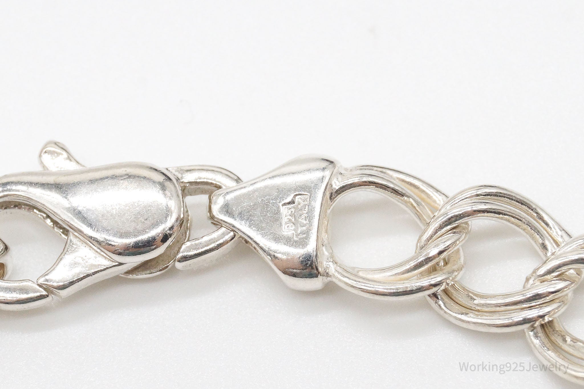 Vintage Sterling Silver Double Link Bracelet