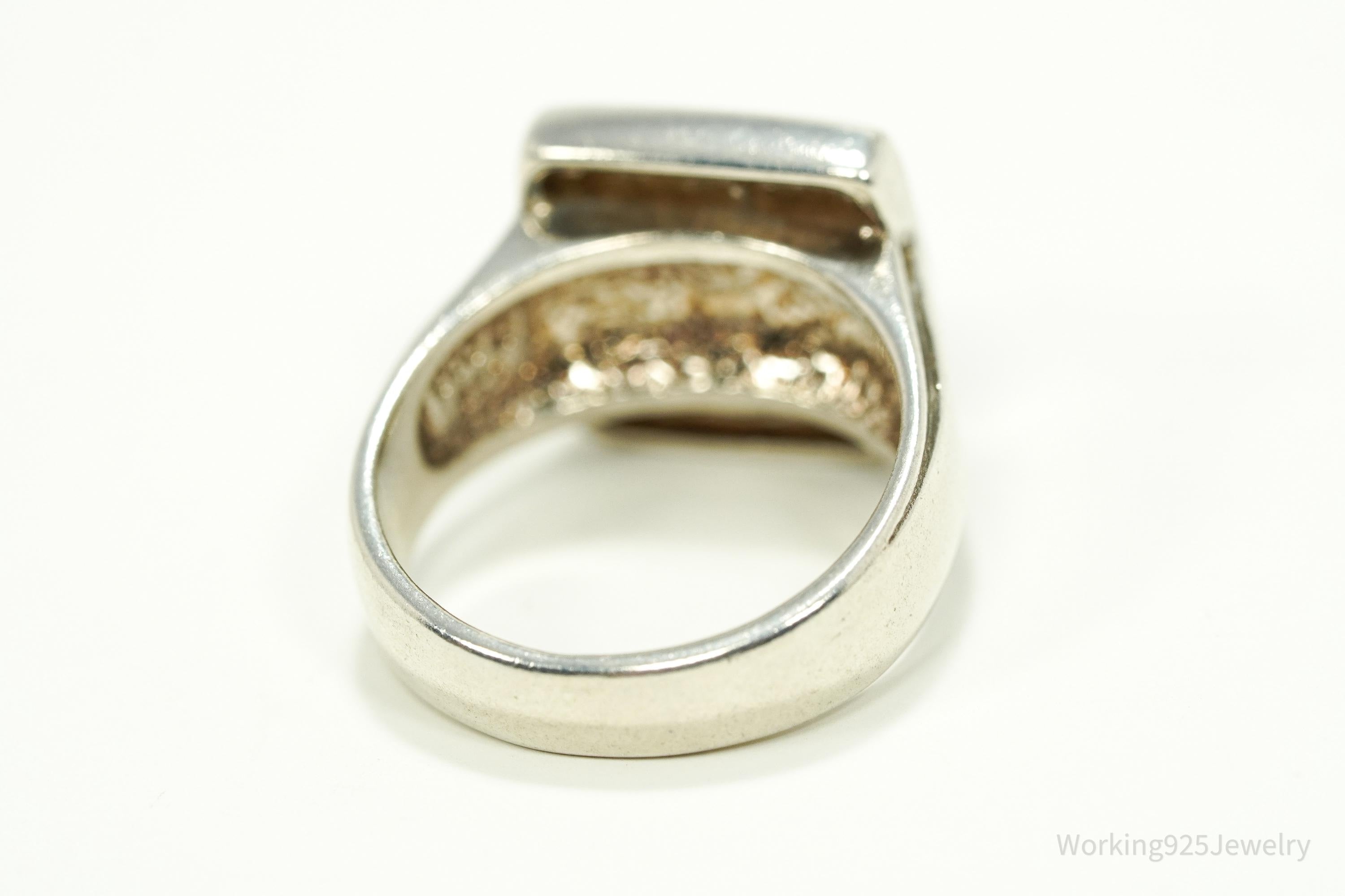 VTG Designer CCO Lapis Lazuli Sterling Silver Ring - SZ 7