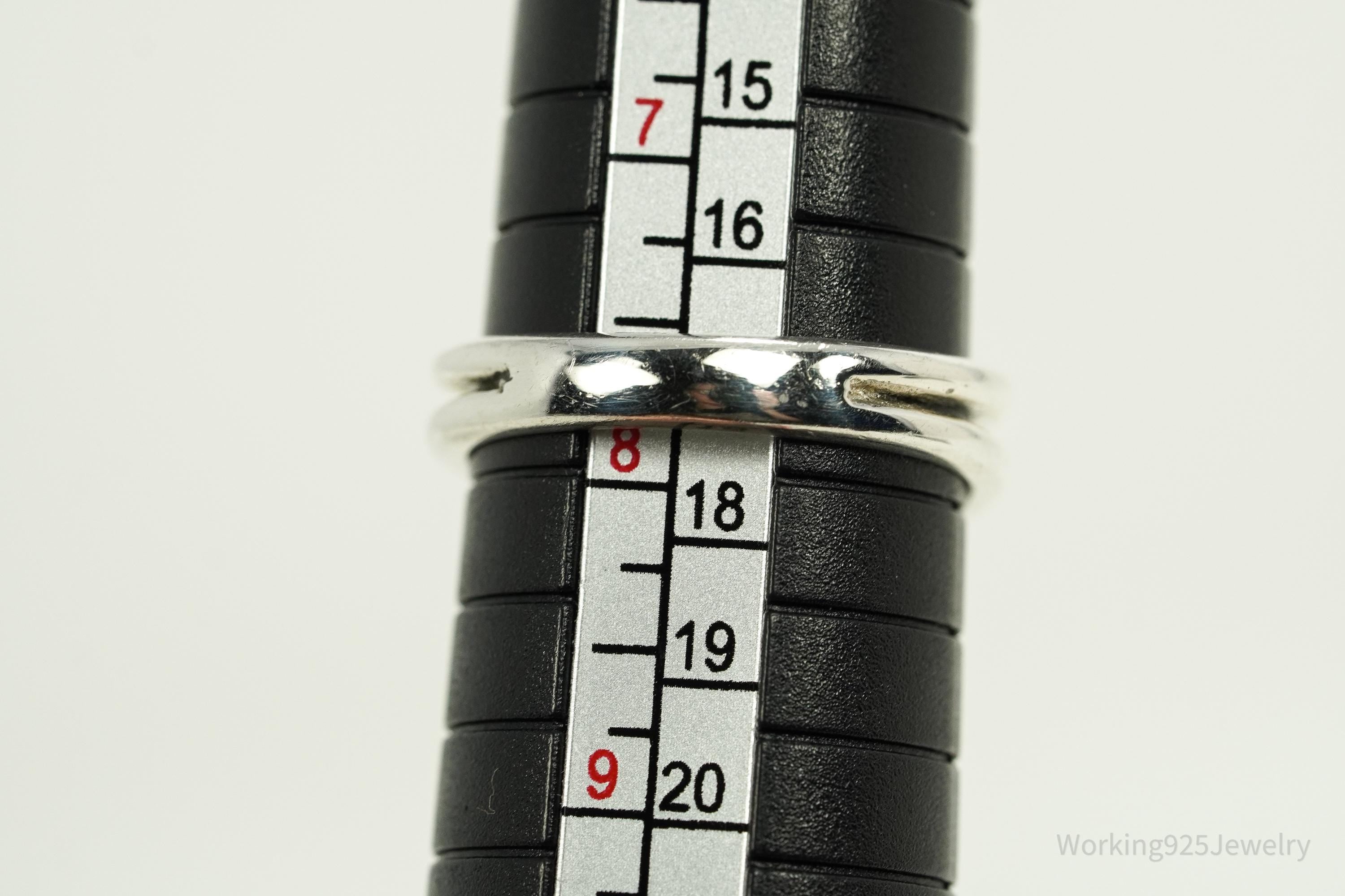 Vintage Designer BARSE Lapis Lazuli Sterling Silver Ring - Size 7.75