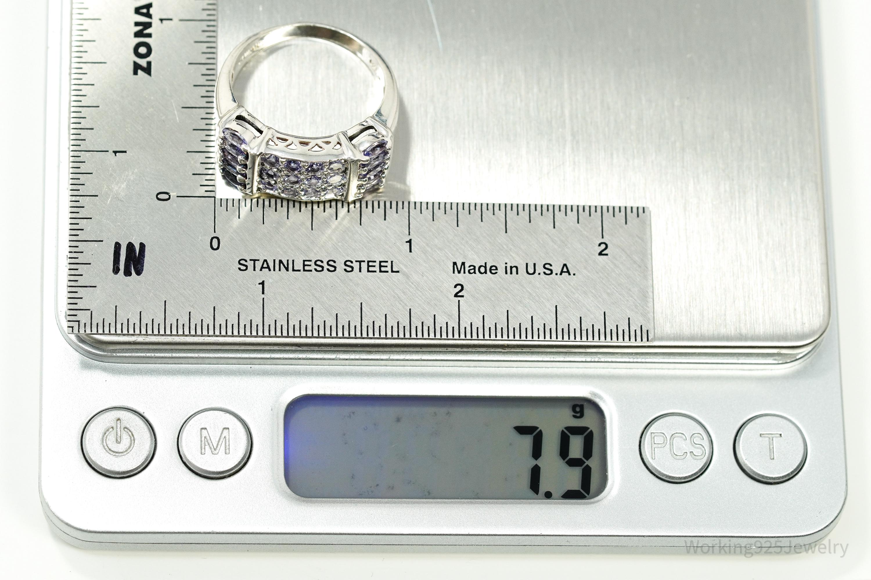 Vintage Tanzanite Sterling Silver - Ring 10