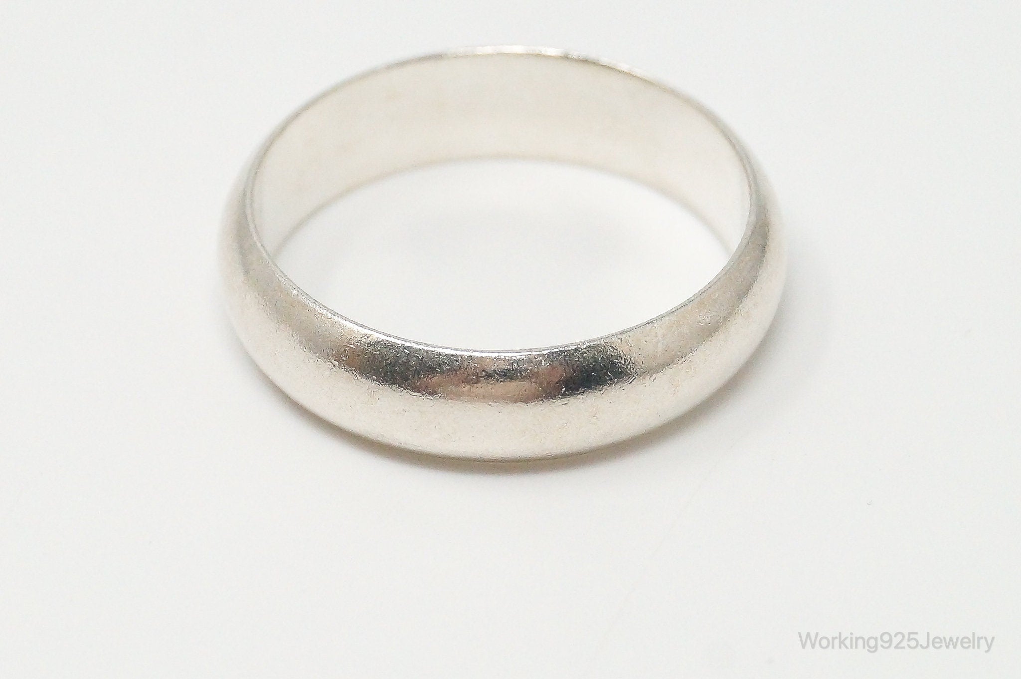 Vintage Sterling Silver Band Ring - Size 11