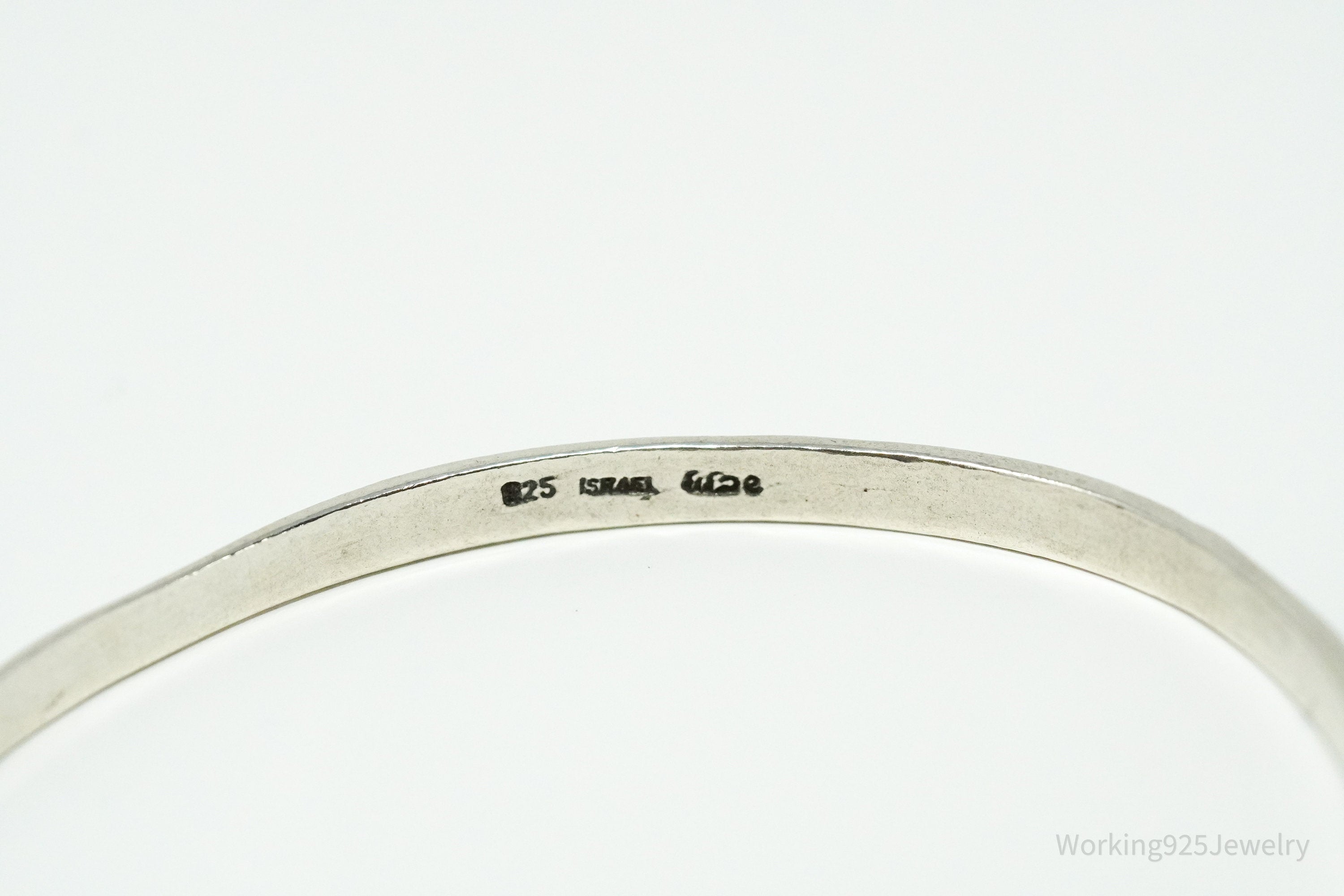 Vintage Didae "All Who Wander Are Not Lost" Sterling Silver Bracelet 7 5/8"