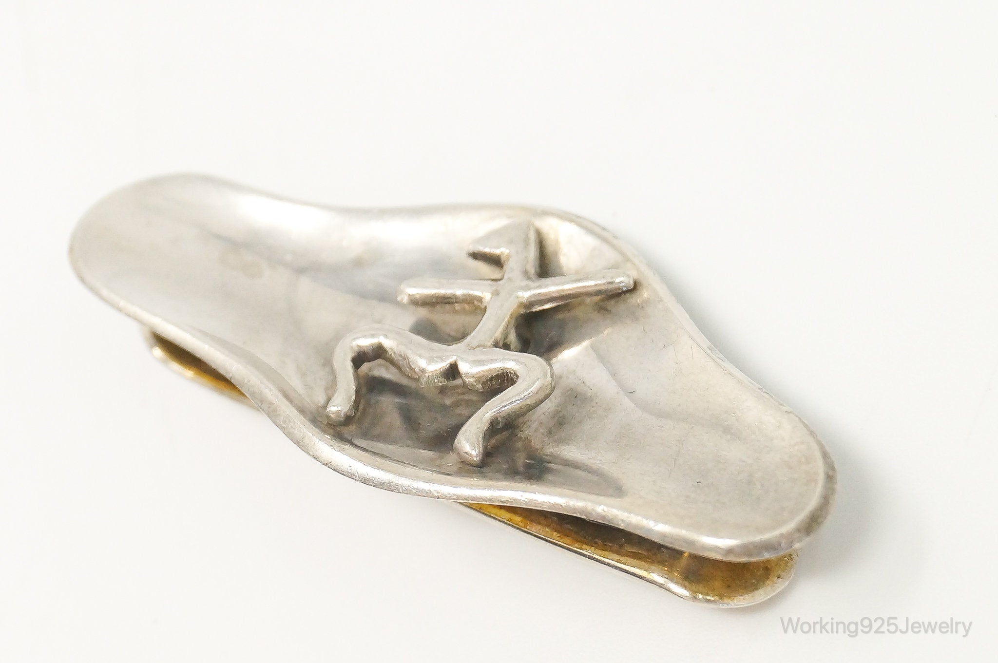 RARE Vintage Sigi Pineda Modernist Sterling Silver Money Clip