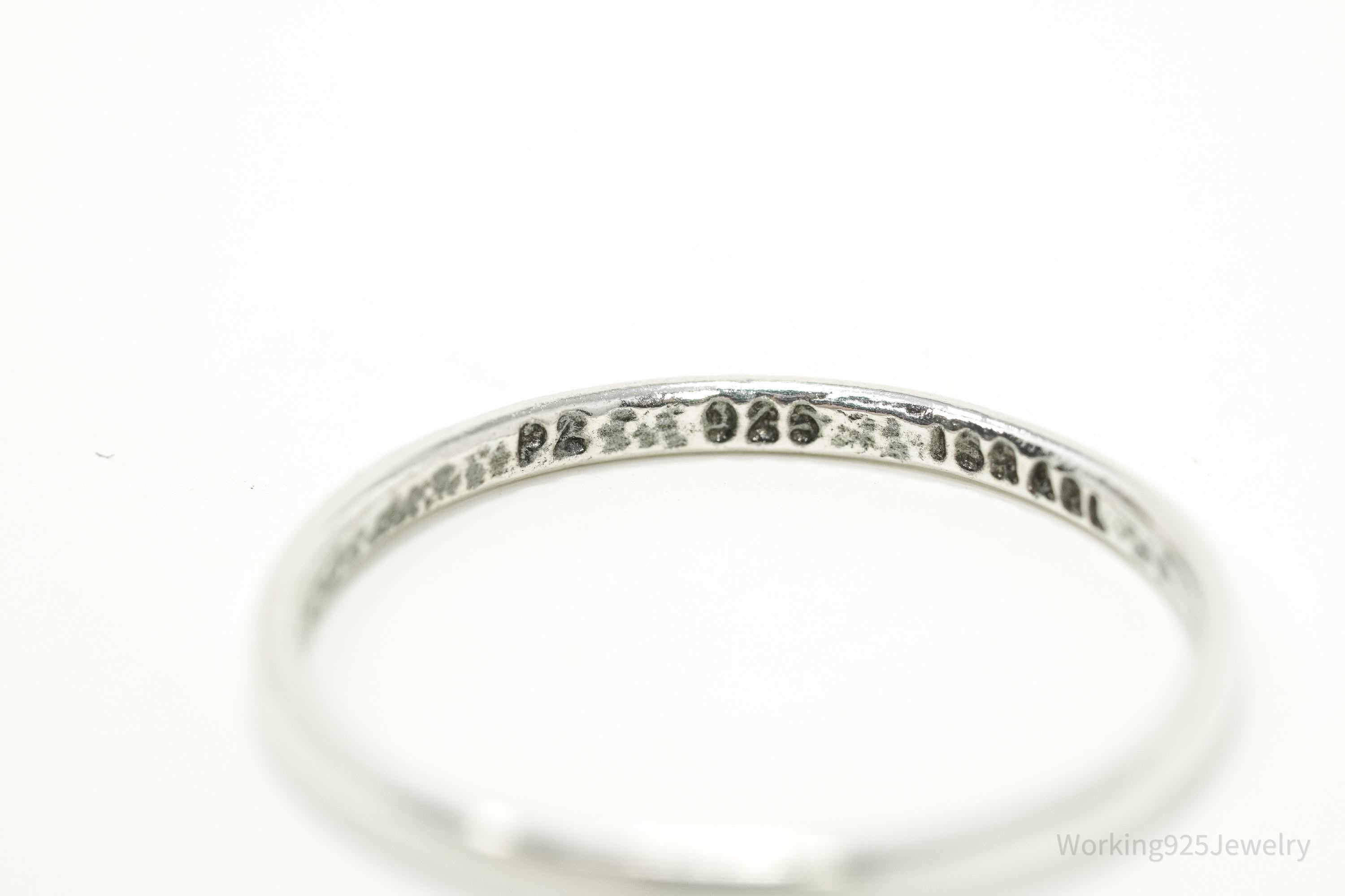 Vintage Paz Creations Sterling Silver Band Ring - Size 9