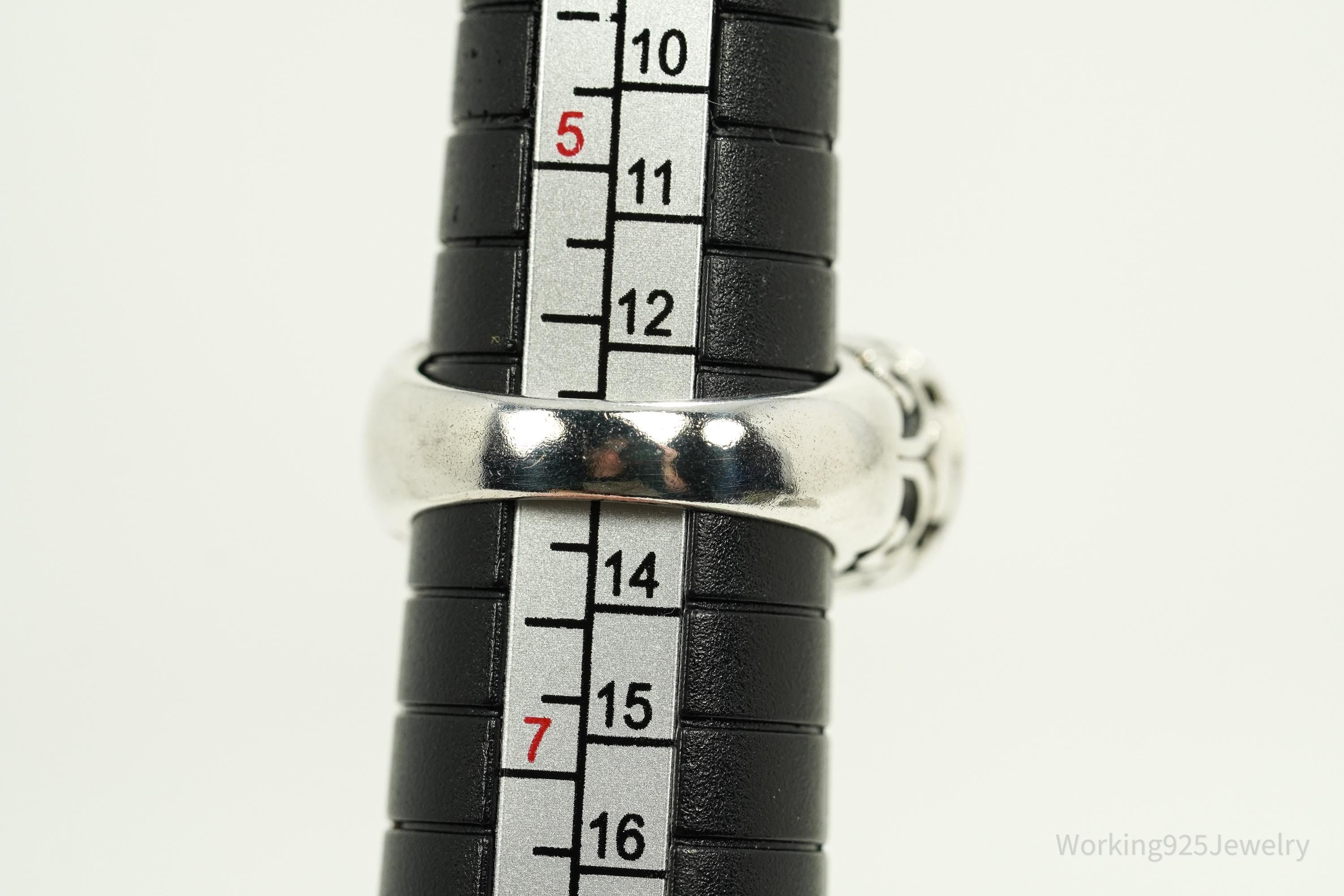 Vintage Lapis Lazuli Sterling Silver Ring - Size 6