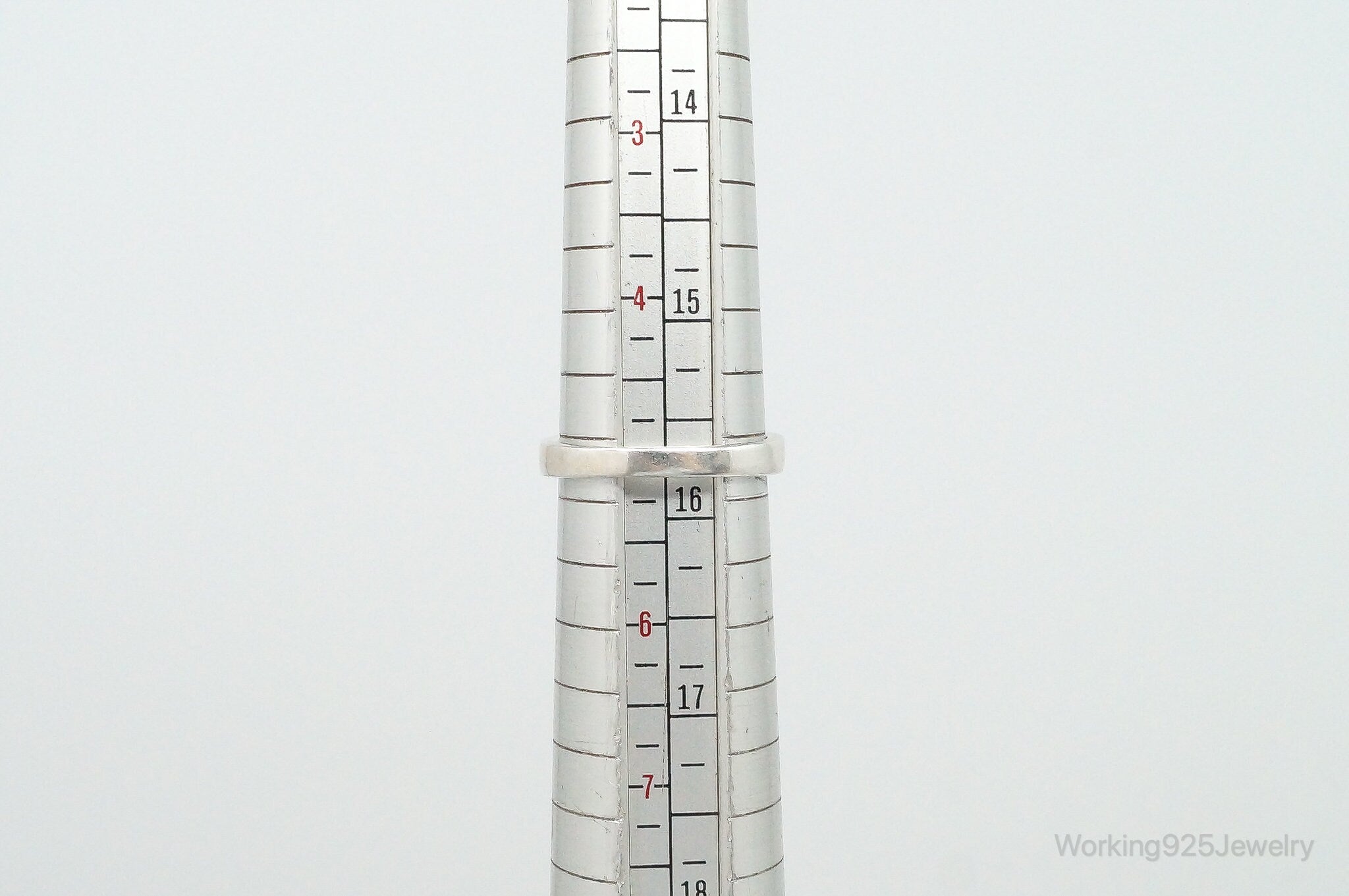 Vintage Cubic Zirconia Sterling Silver Ring - Size 5