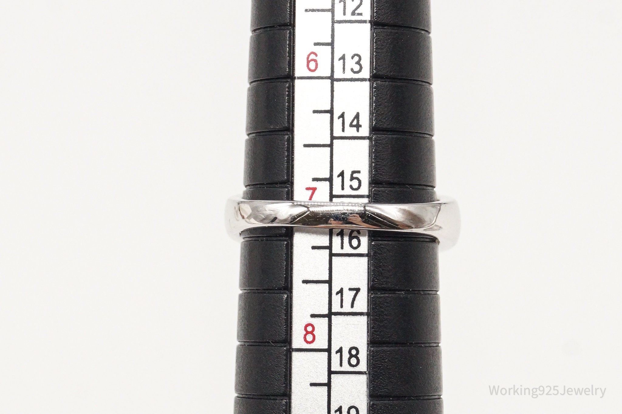 Vintage Large Smoky Topaz Sterling Silver Ring - Size 7