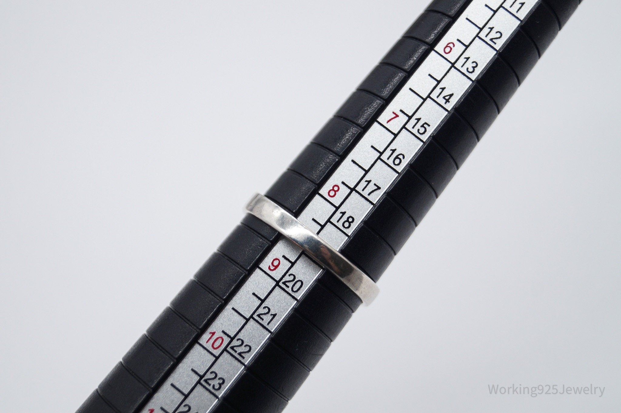 Vintage Lapis Lazuli Sterling Silver Ring - Size 8.5