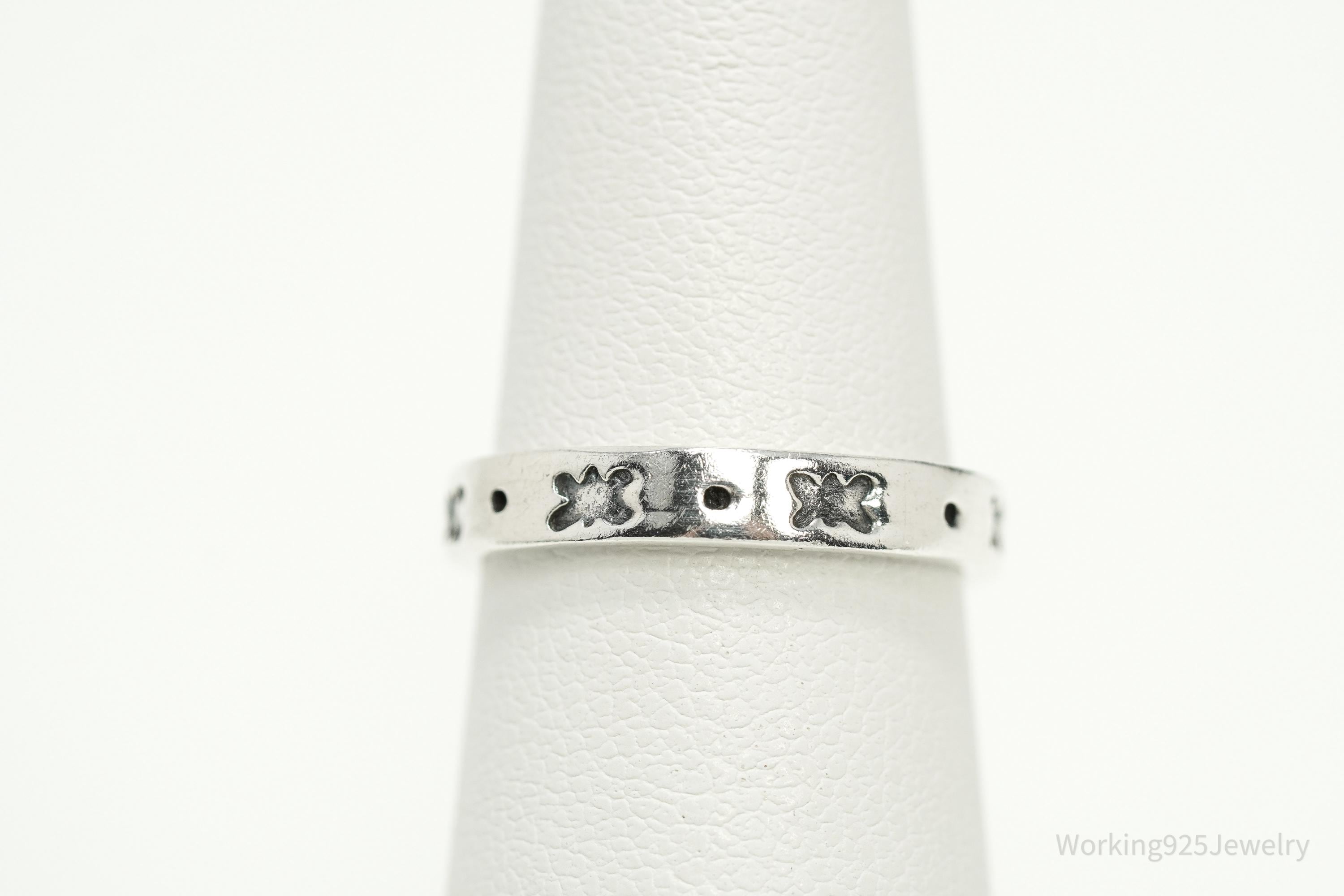 Vintage Boma Sterling Silver Band Ring - Size 5.25