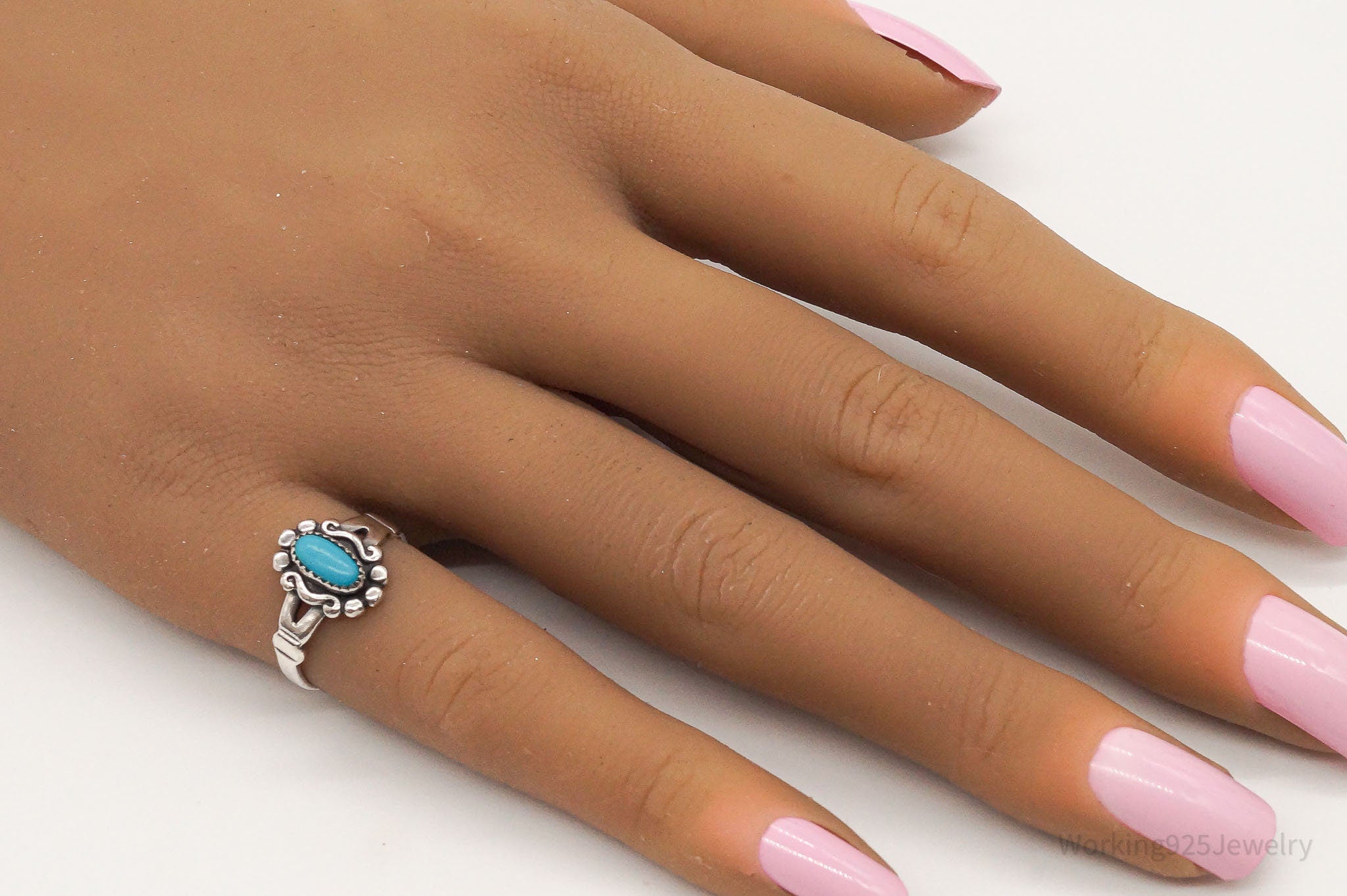 Vintage Bell Trading Post Turquoise Ring | Working 925 Jewelry
