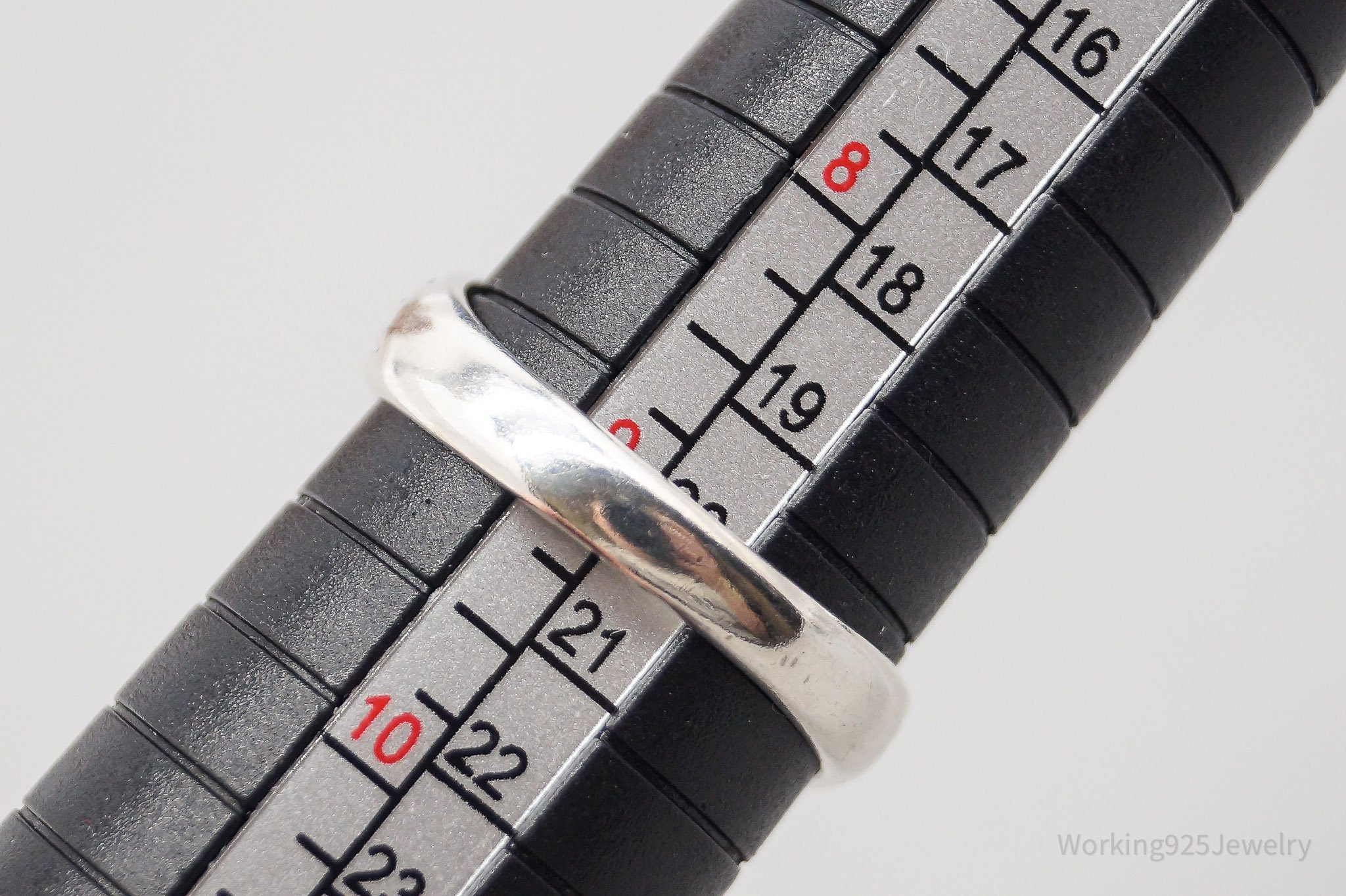 Vintage Designer Kabana Cubic Zirconia Sterling Silver Ring - Size 9