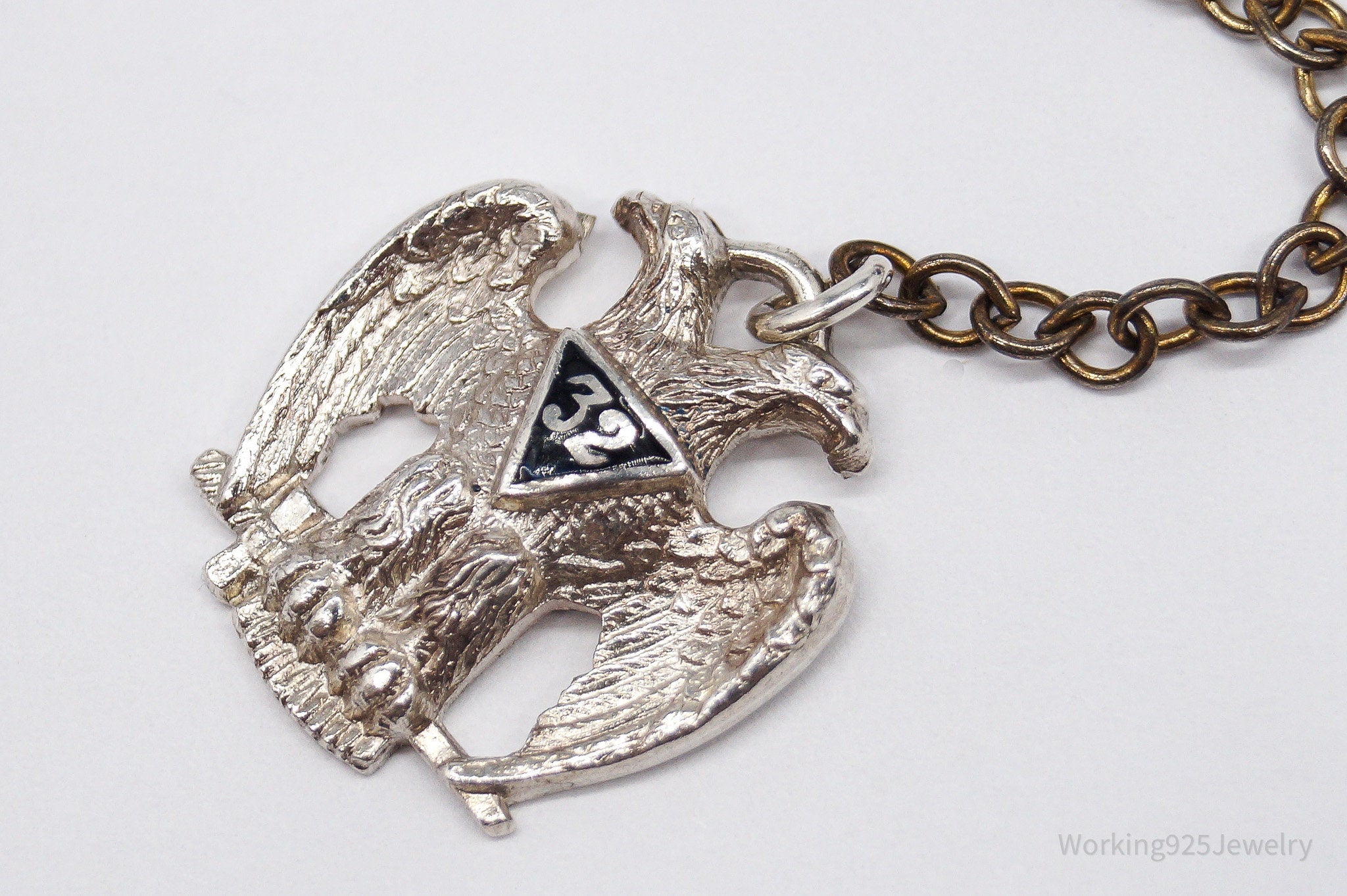 ATQ VTG Scottish Rite 32nd Degree Seattle Masons Sterling Silver Tie Tac