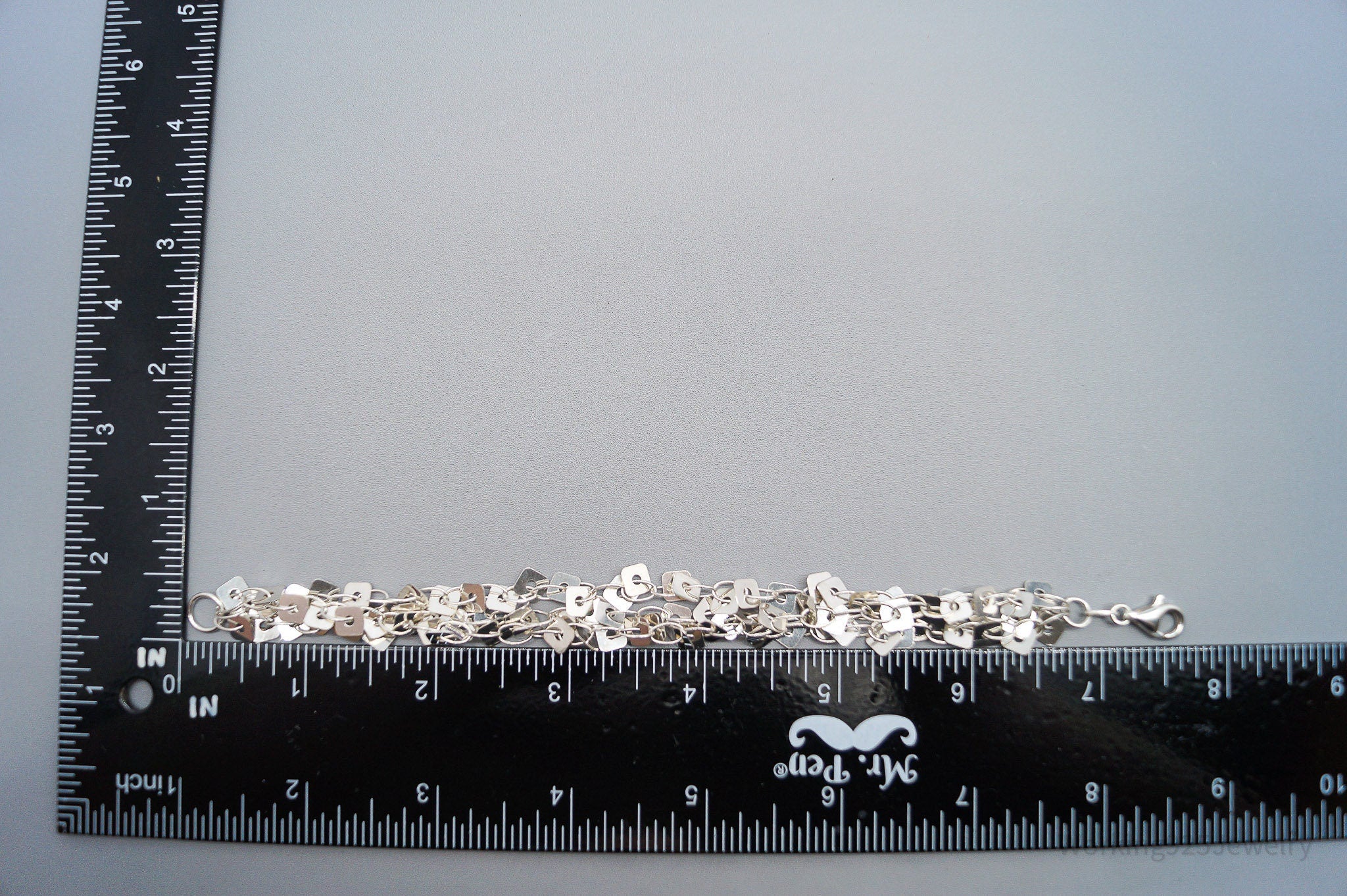 Vintage Italian Designer MILOR Sterling Silver Bracelet - 7 5/8"