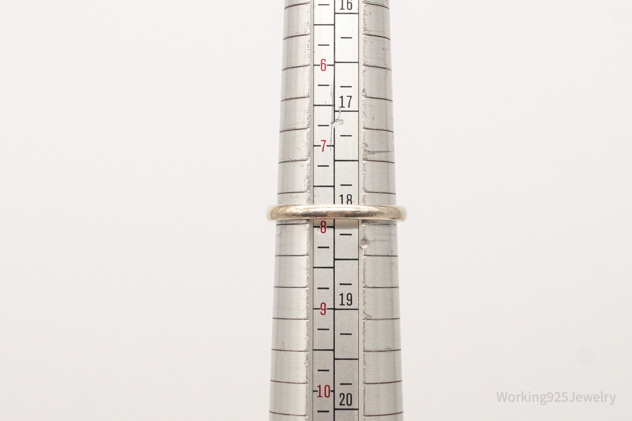 Designer Ross Simons Ruby Gold Over Sterling Silver Ring - Size 7.75