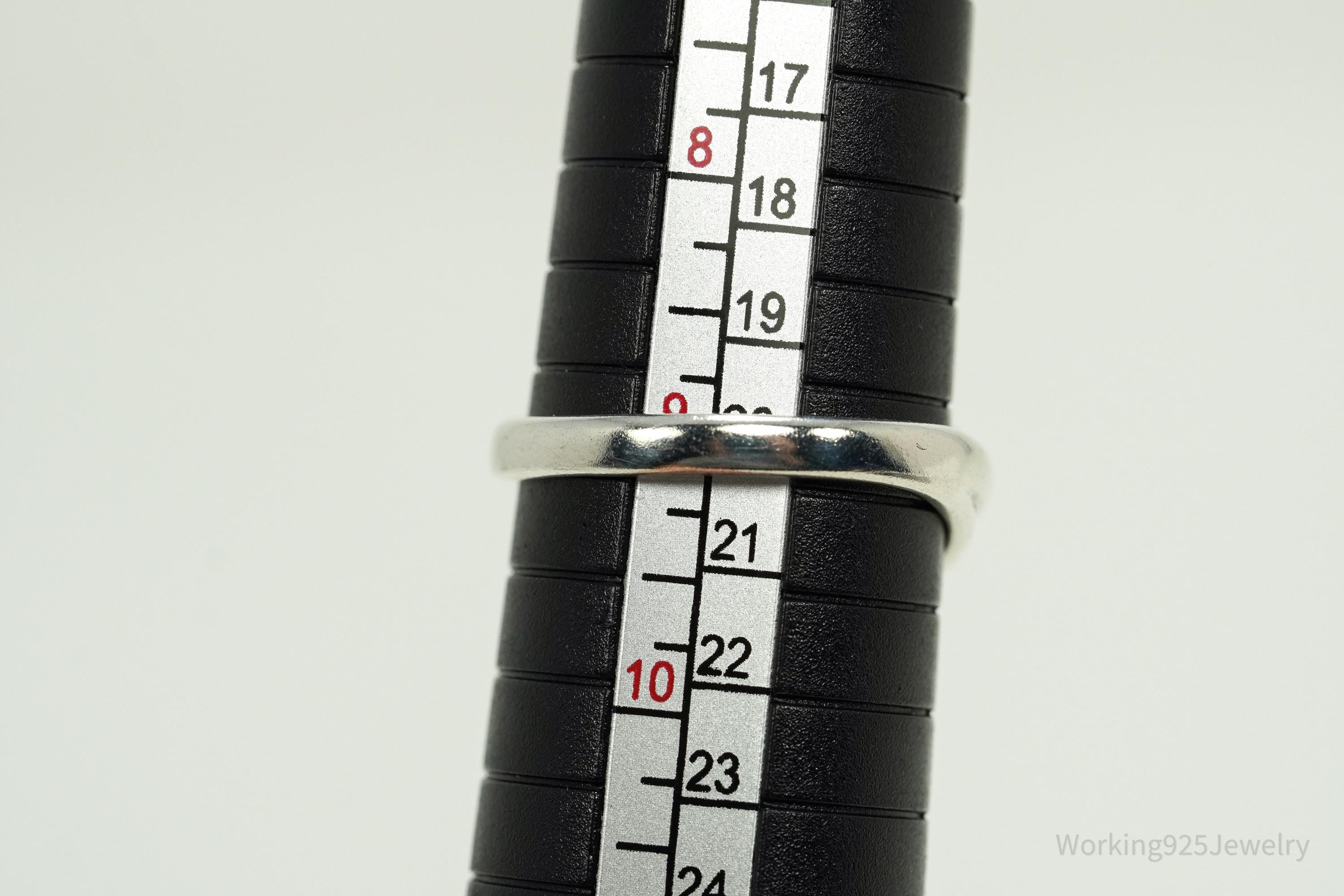 Vintage White Pearl Sterling Silver Ring - Size 9