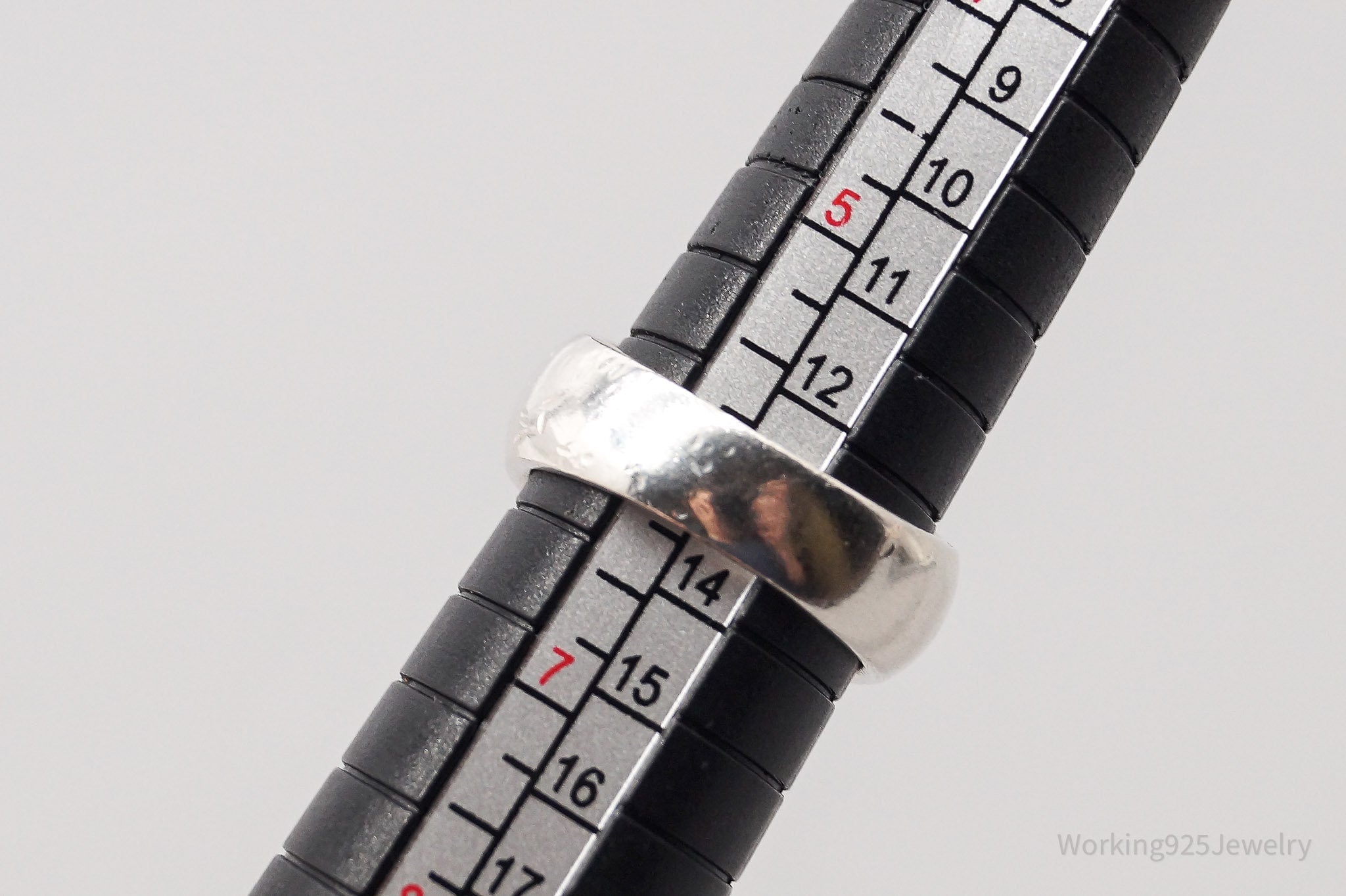 Vintage Cubic Zirconia Sterling Silver Ring - Size 6