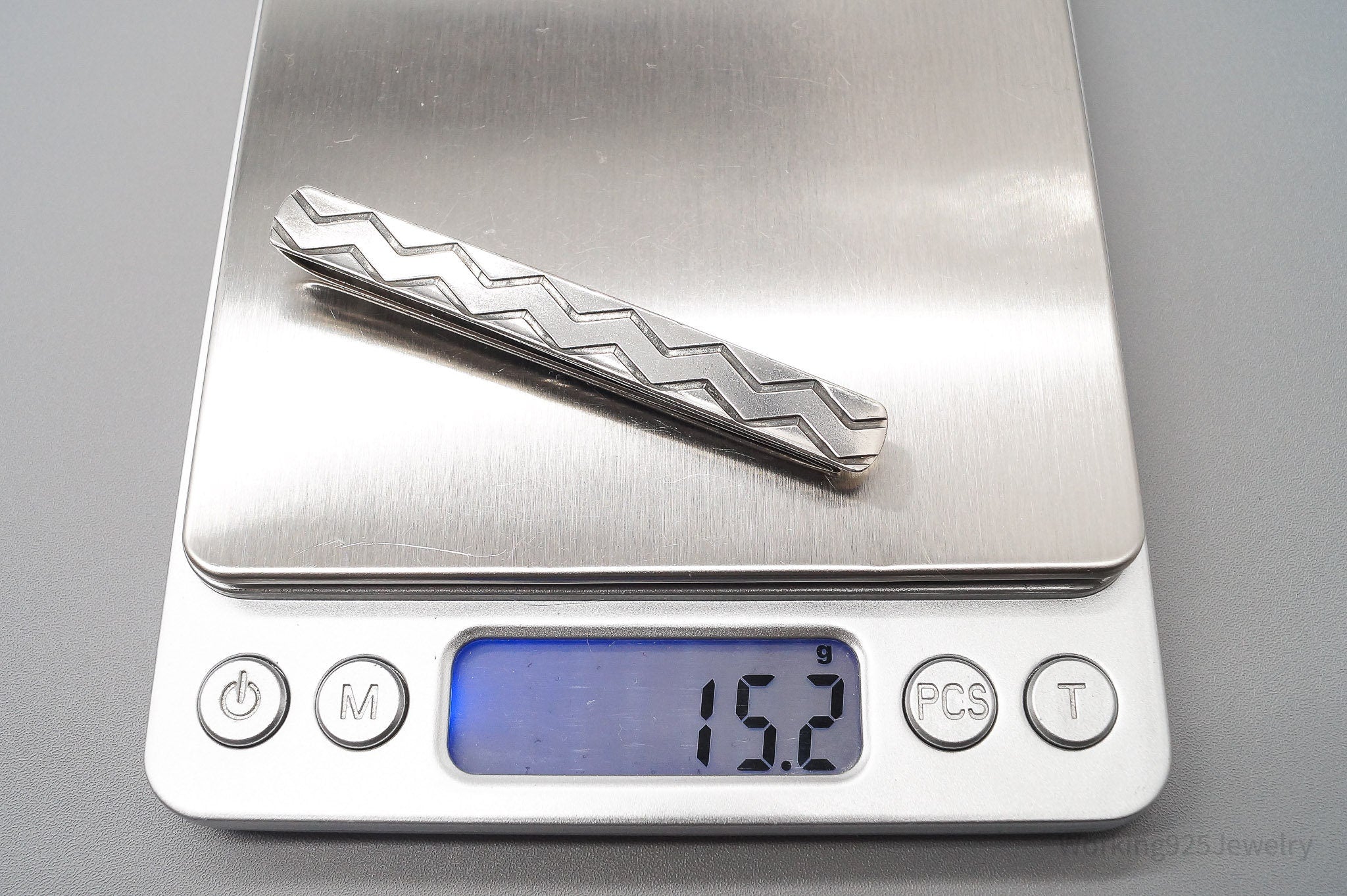 RARE Vintage Danish Modernist Hans Jensen 830S Silver Clip