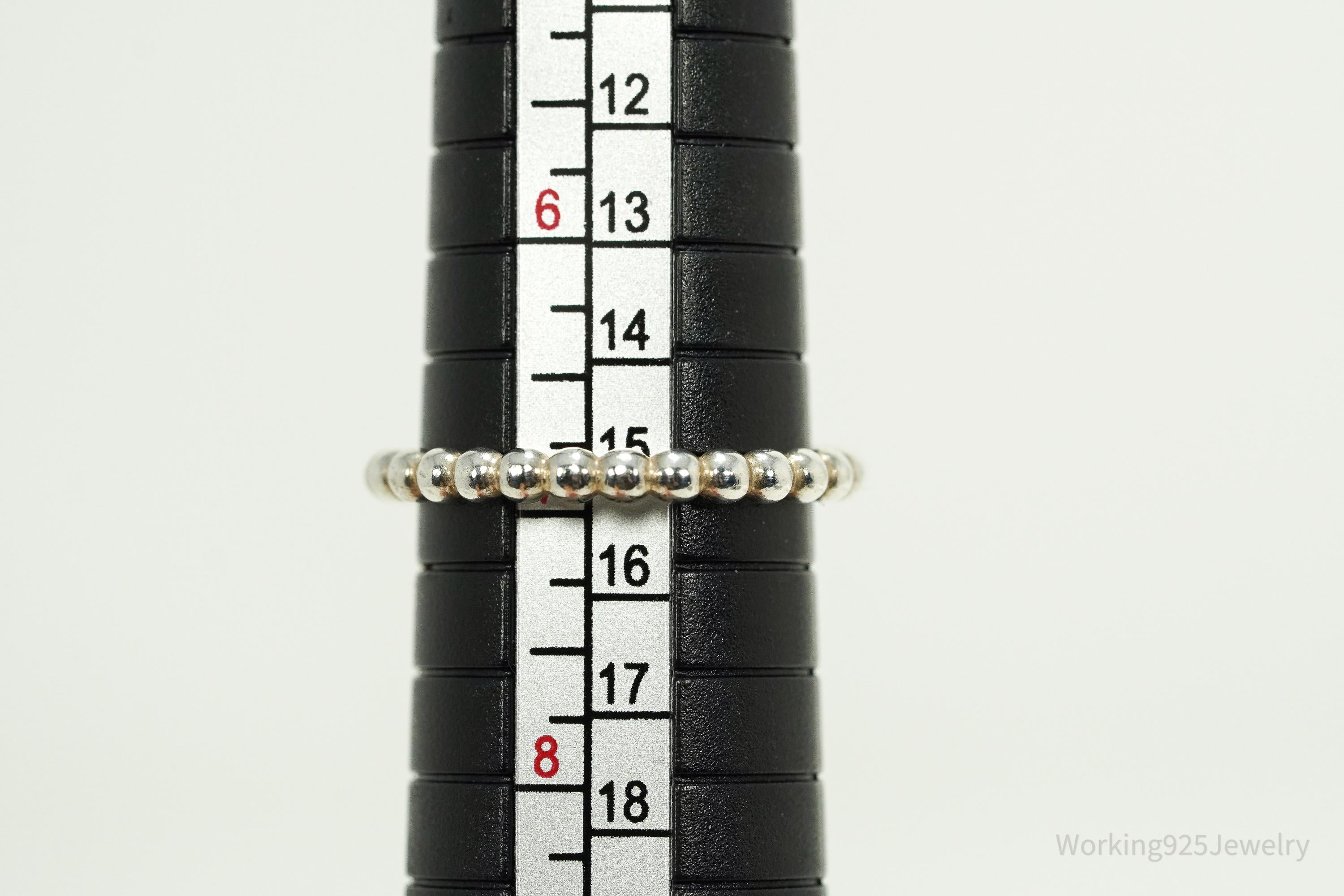 Designer Pandora March Birthday Blooms Aquamarine Sterling Silver Ring - Size 7