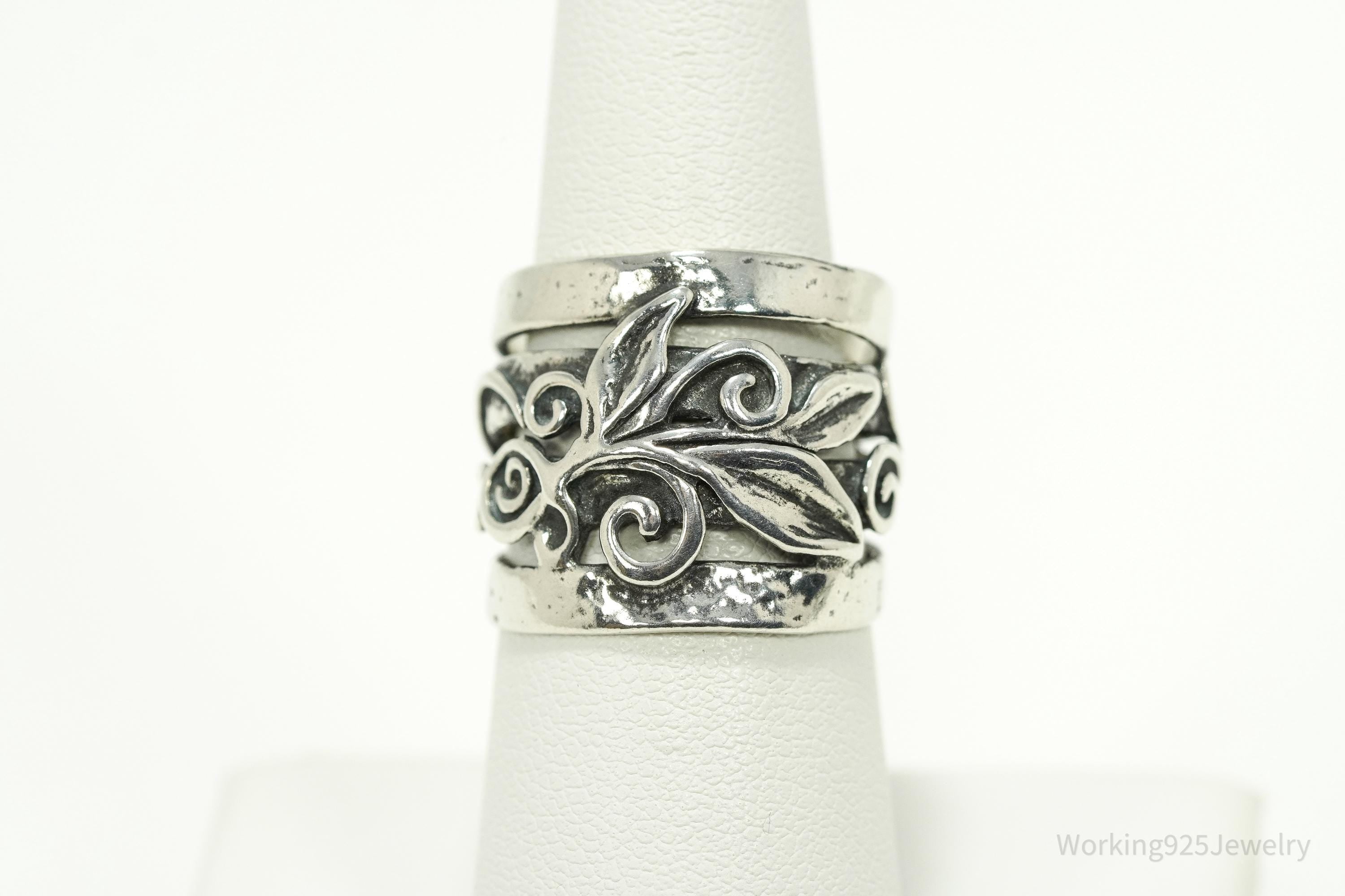 Vintage Shablool Didae Israel Sterling Silver Ring - Size 8.5