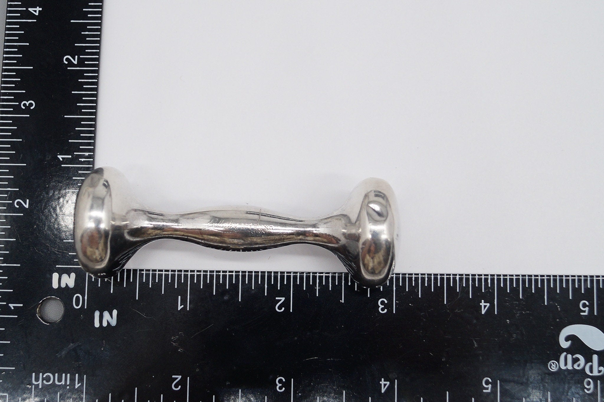 Antique Designer Lullaby Dated 1900 Large Sterling Silver Baby Rattle