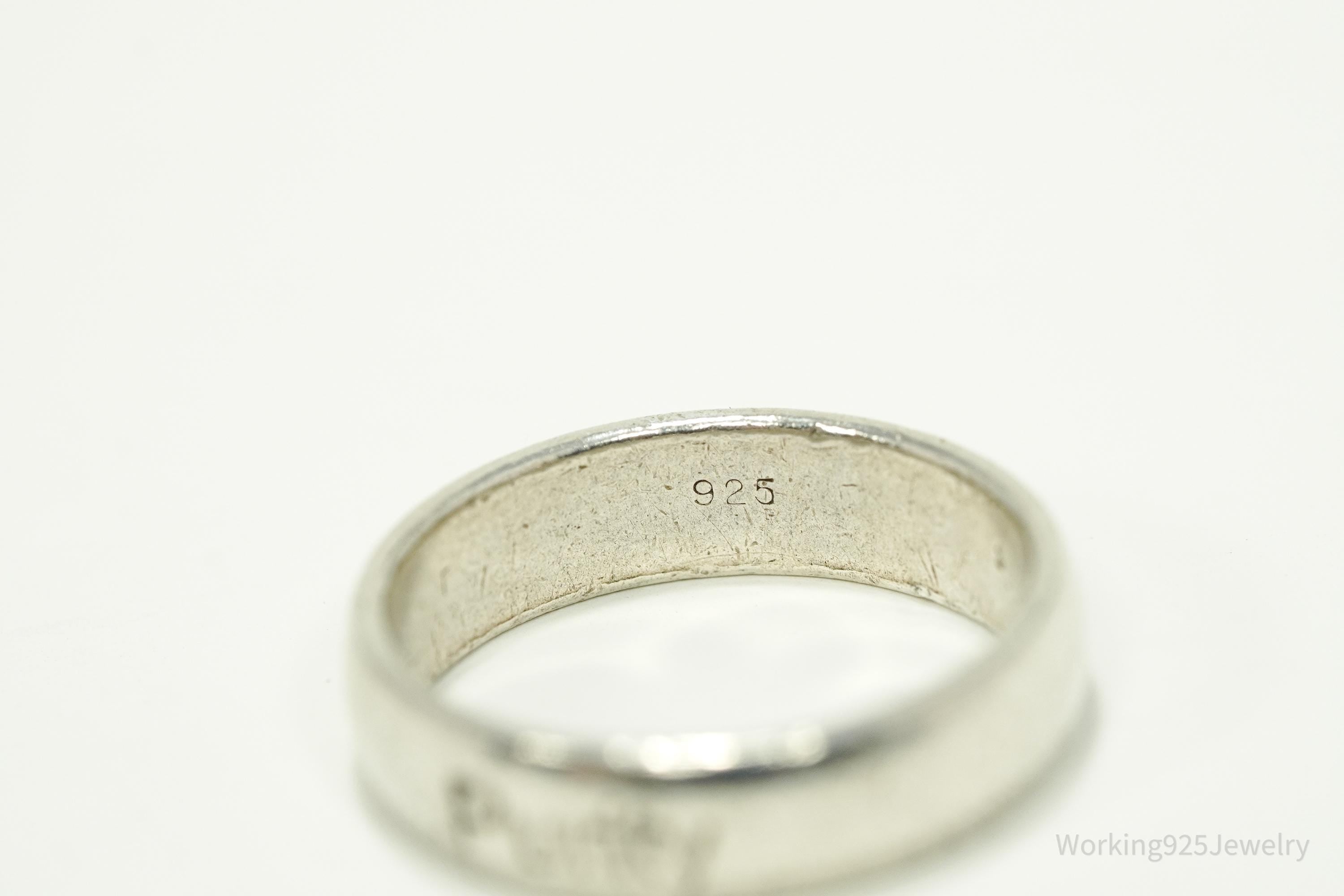 Vintage "Purity" Sterling Silver Band Ring - Size 6.75