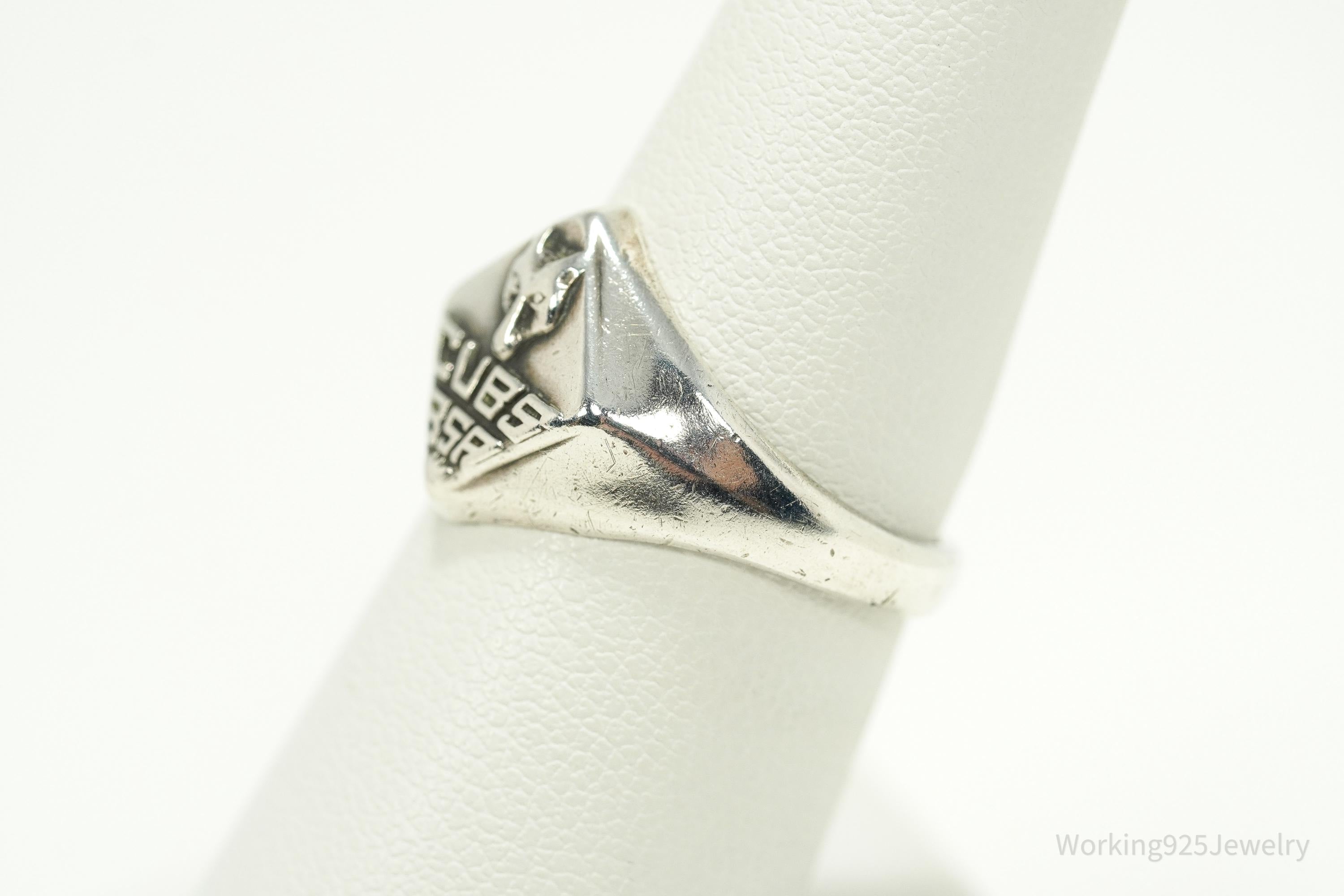 Vintage 1960s Cub Scout Sterling Silver Ring - Size 6.75